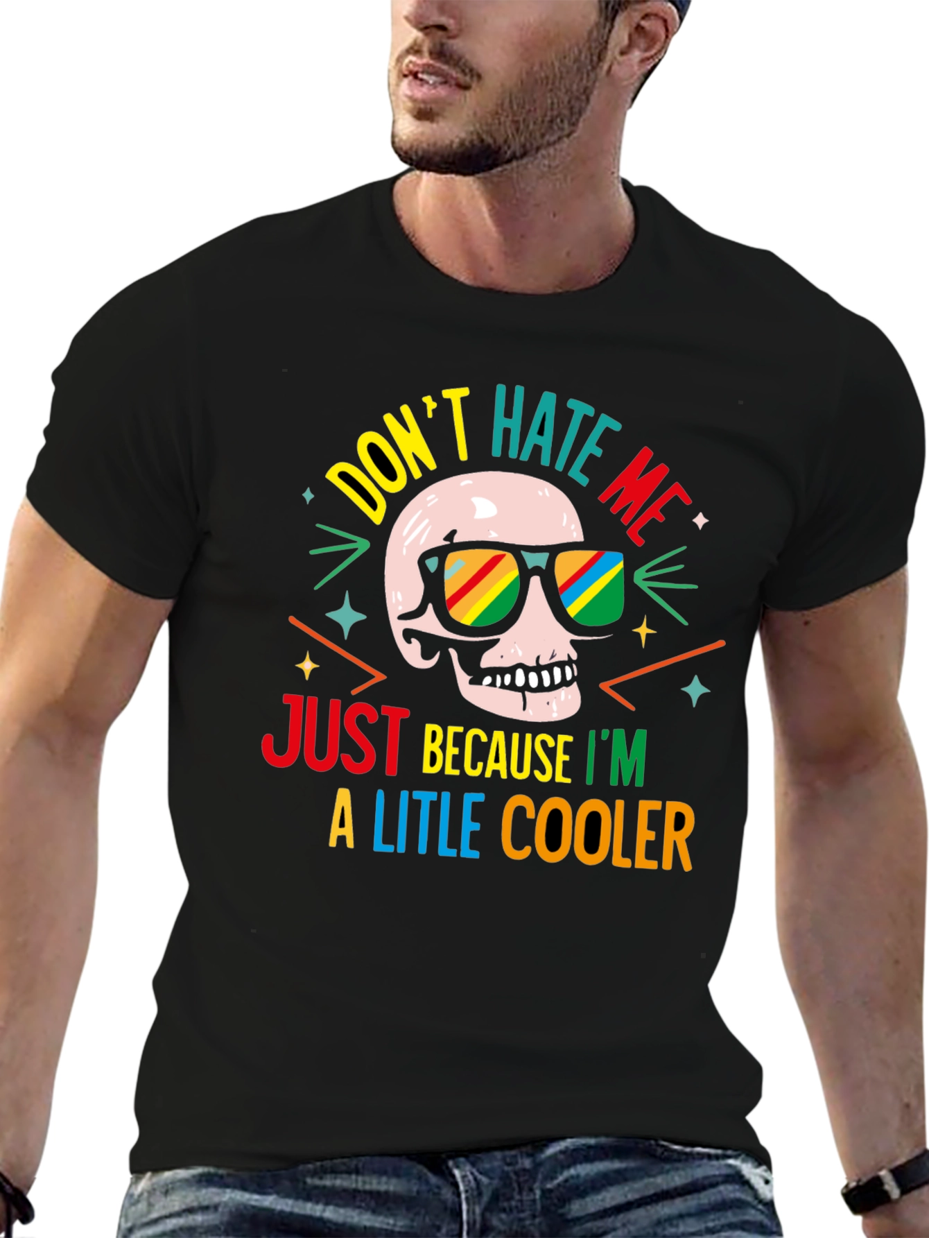 Cool Skull T-Shirt - Dont Hate Me!