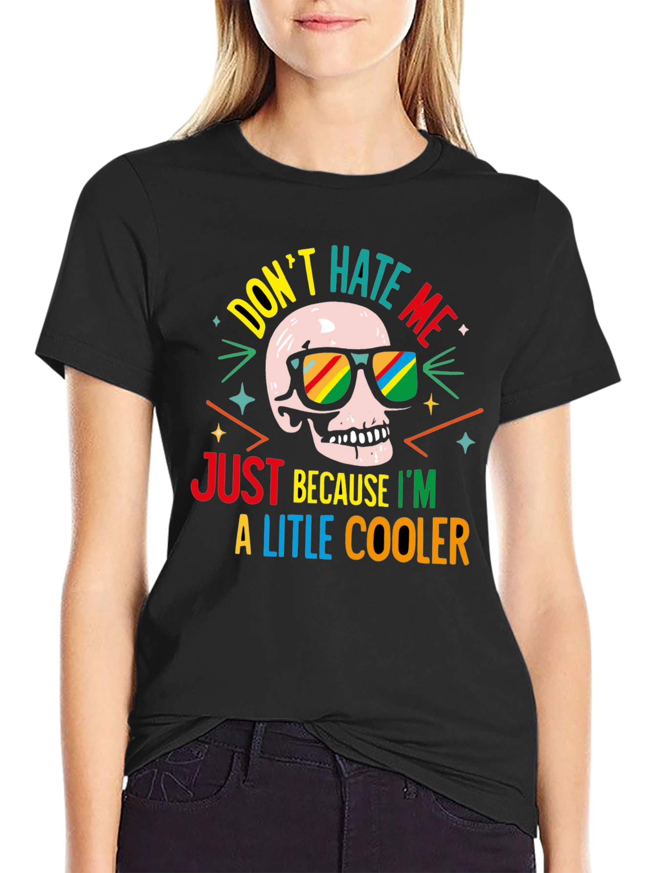 Cool Skull T-Shirt - Dont Hate Me!