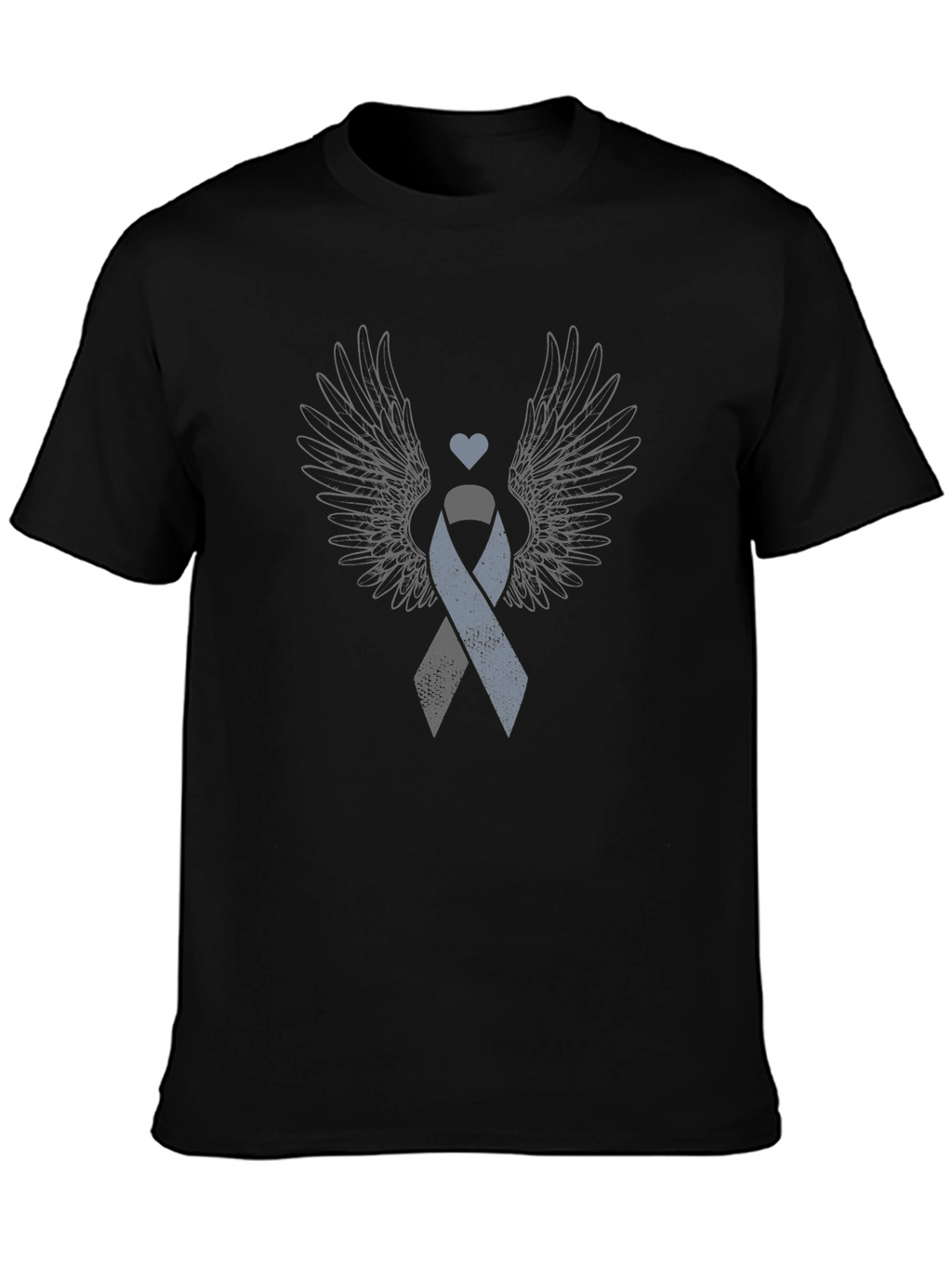 Awareness Ribbon Wings Graphic Tee