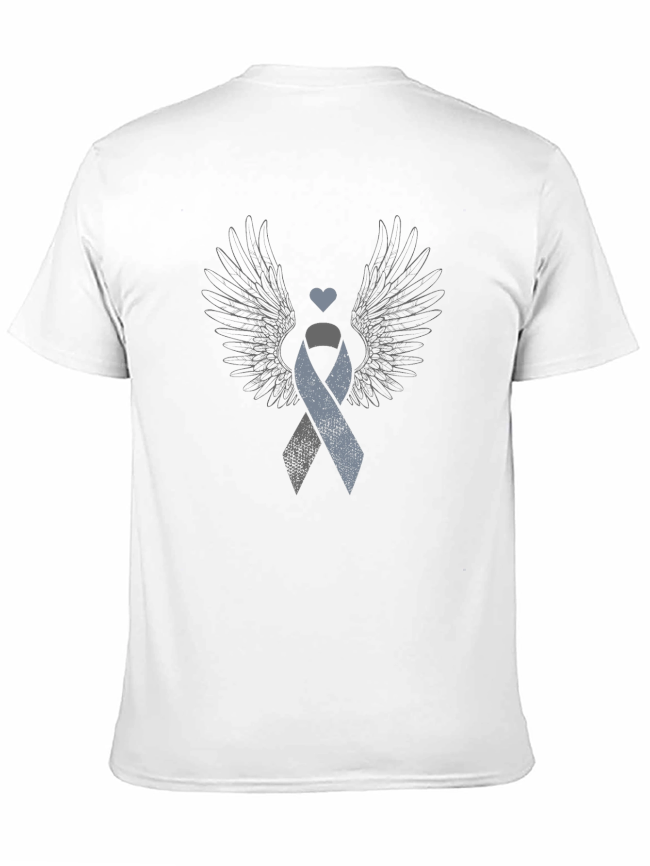 Awareness Ribbon Wings Graphic Tee