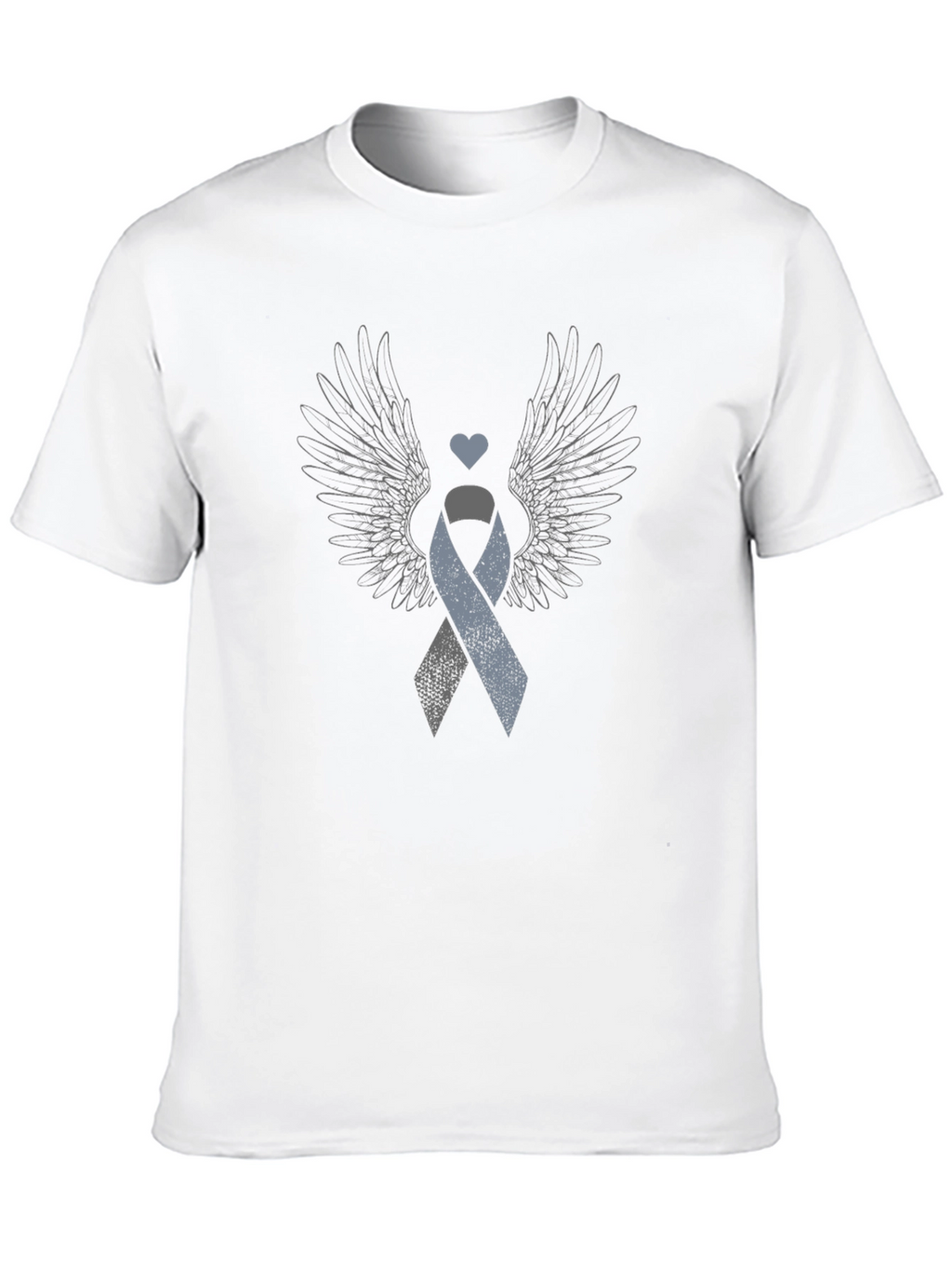 Awareness Ribbon Wings Graphic Tee
