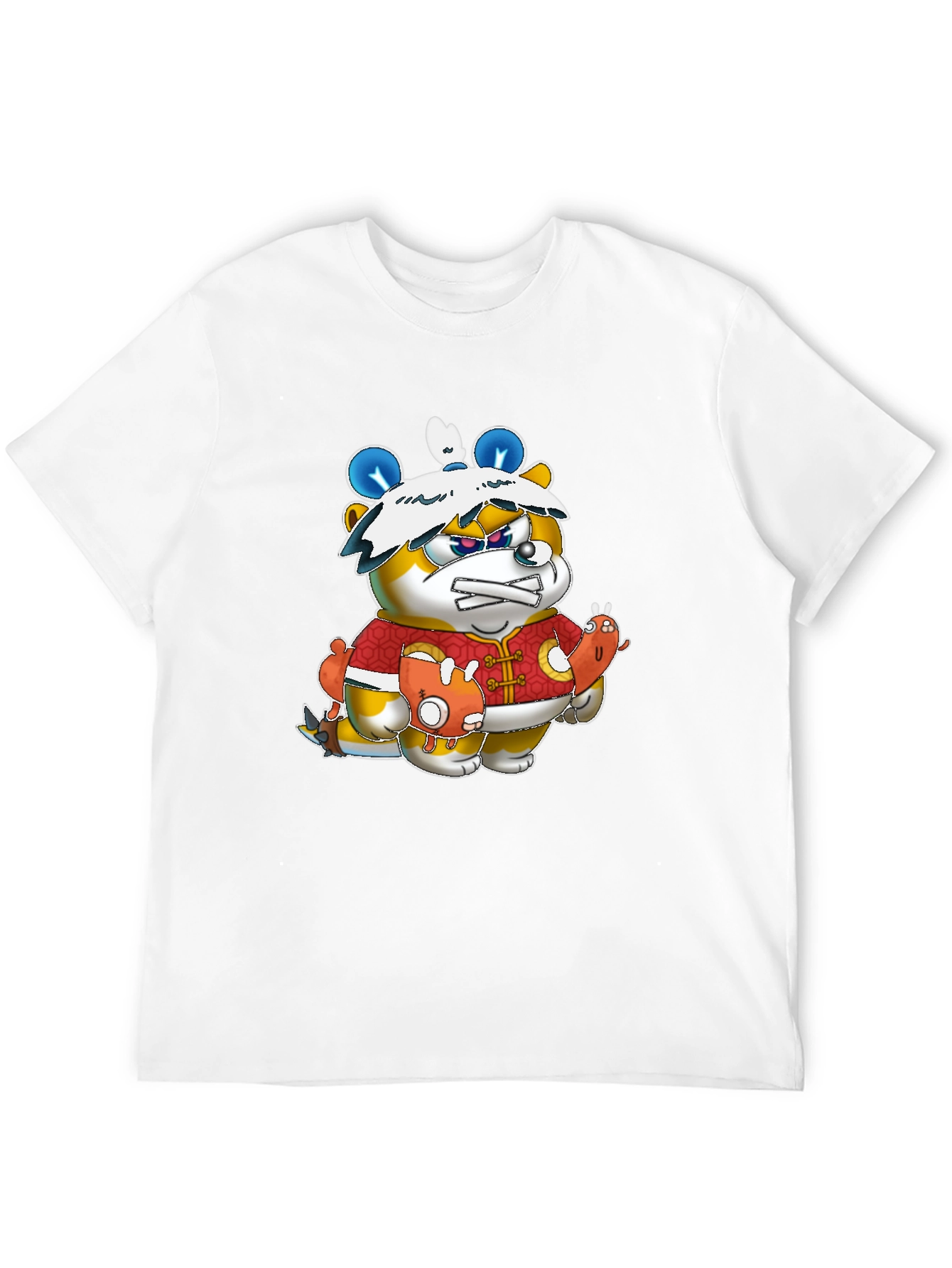 Cartoon Character Black Tee