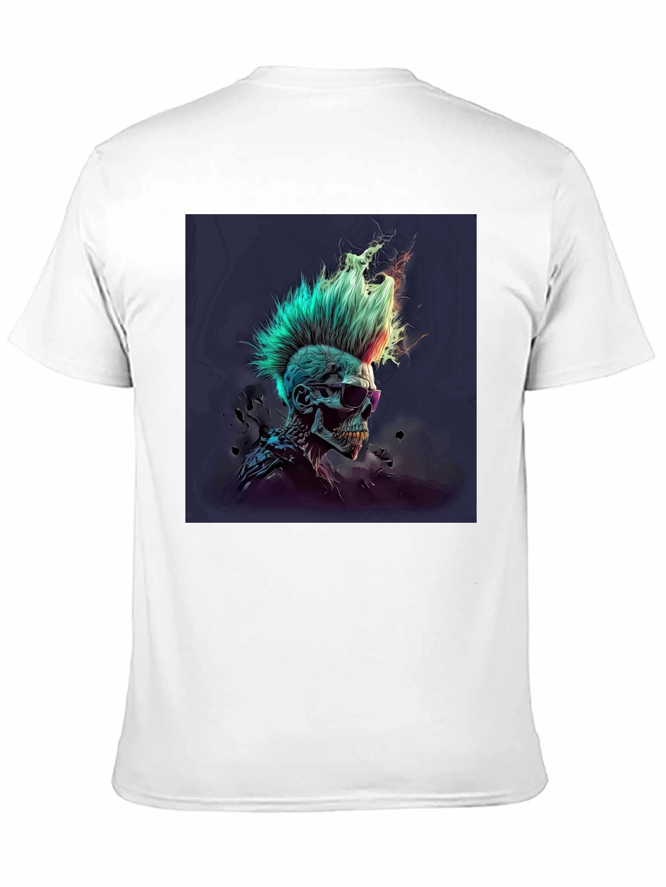 Punk Skull Graphic Tee - Edgy Style