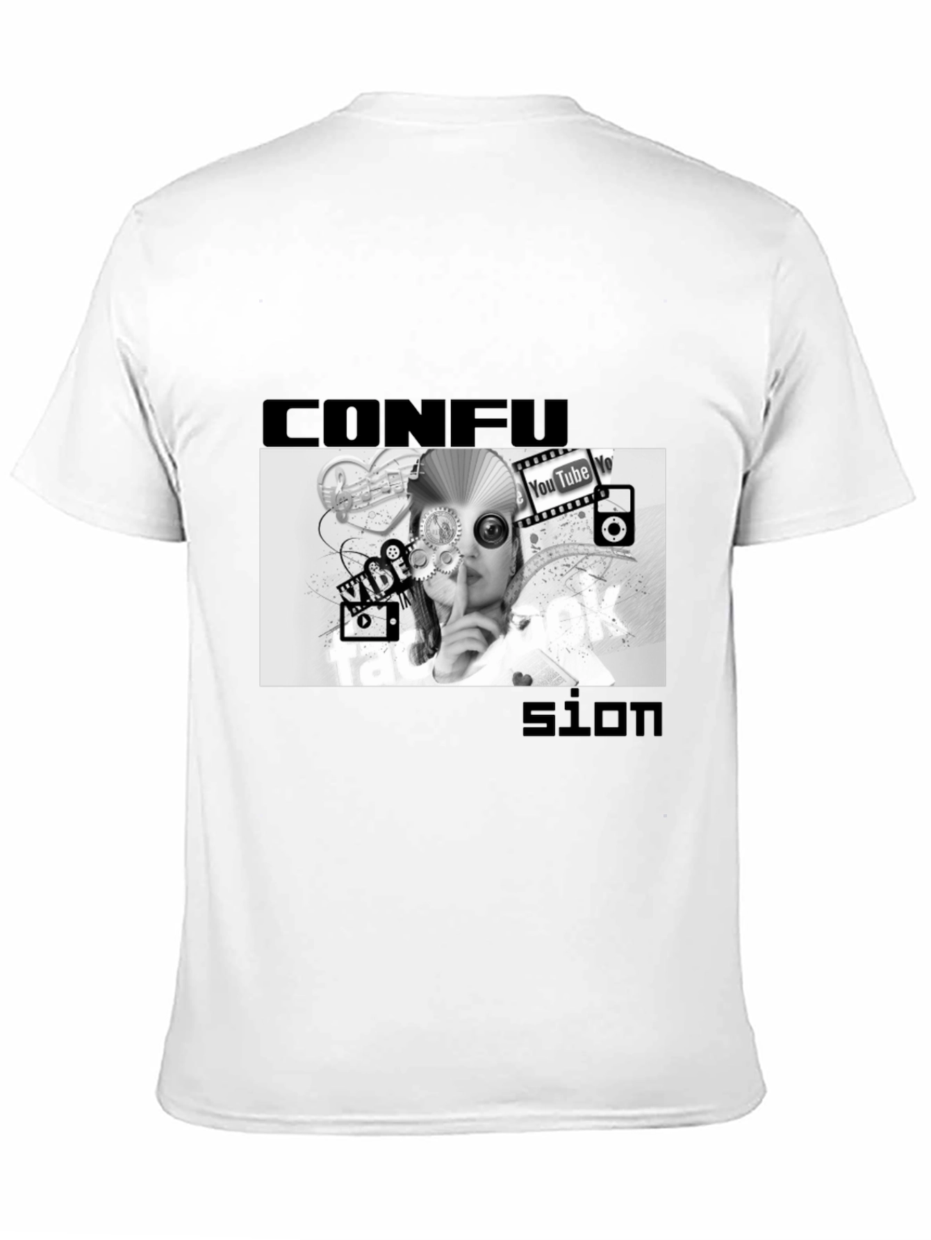 Confused Media Black T-Shirt