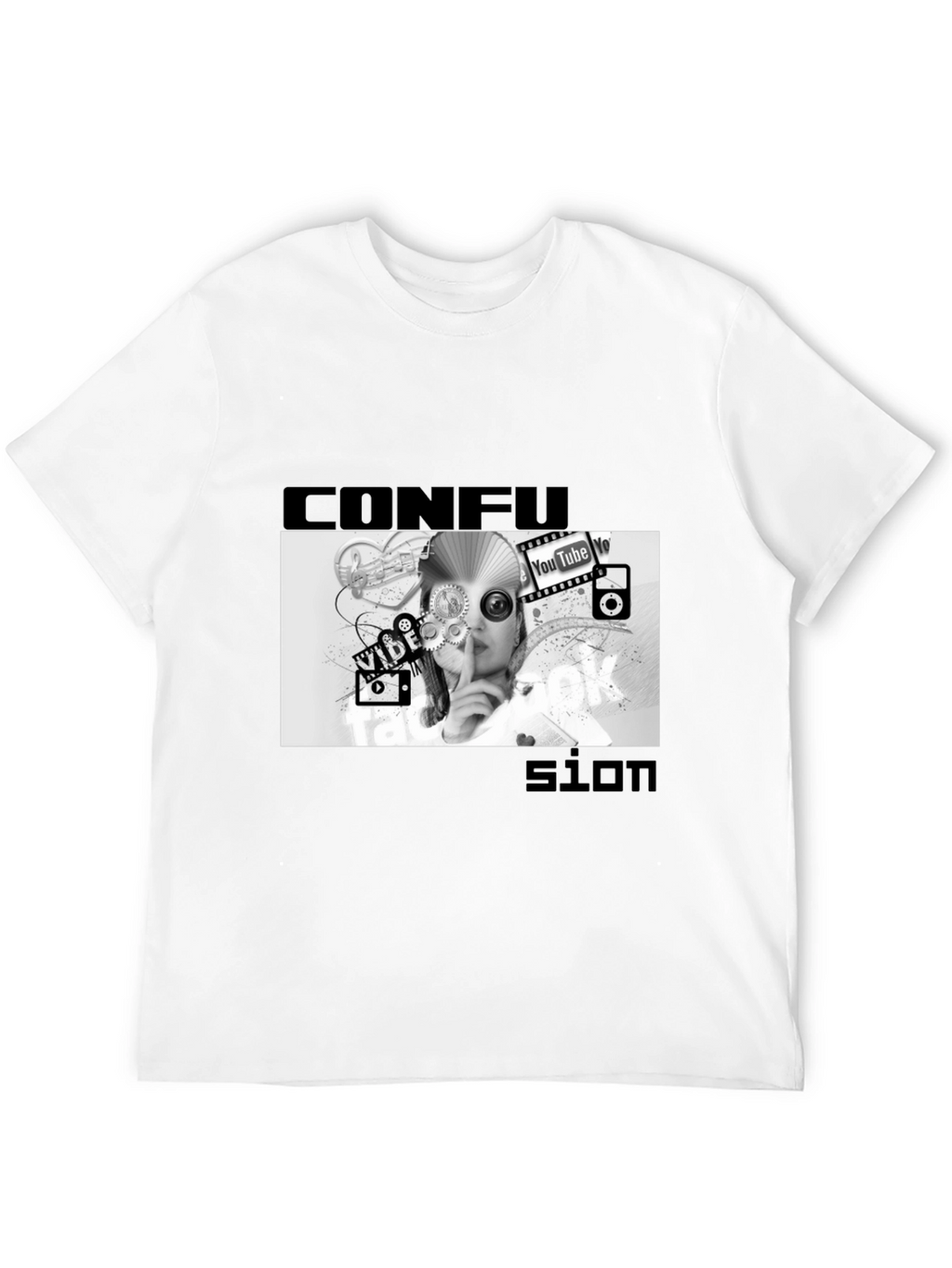 Confused Media Black T-Shirt
