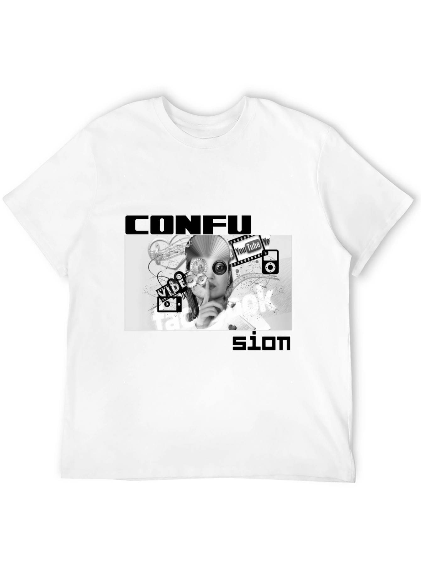 Confused Media Black T-Shirt