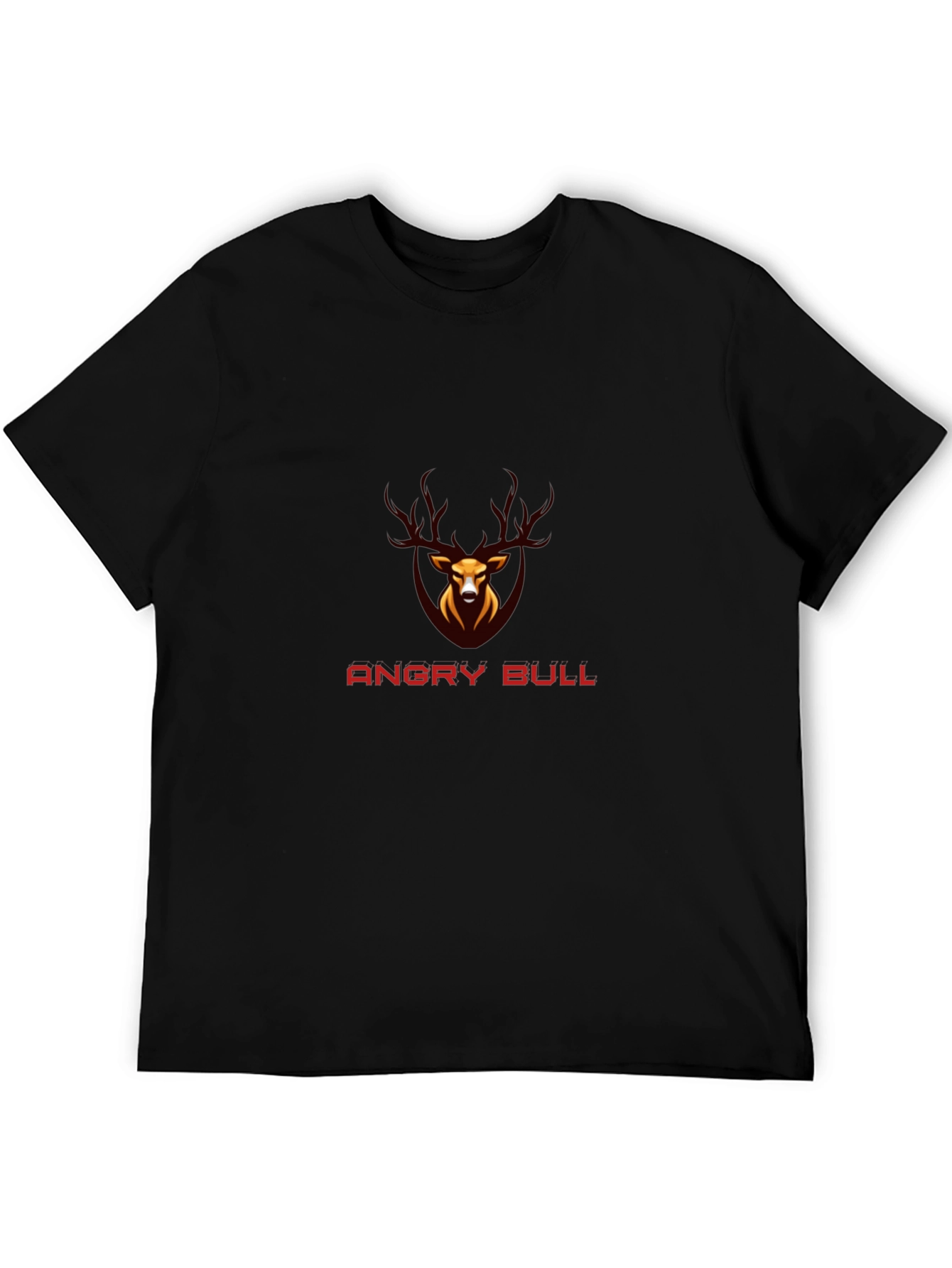 Angry Bull Graphic Tee - Black T-Shirt