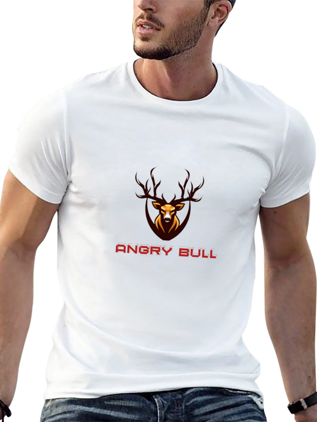 Angry Bull Graphic Tee - Black T-Shirt