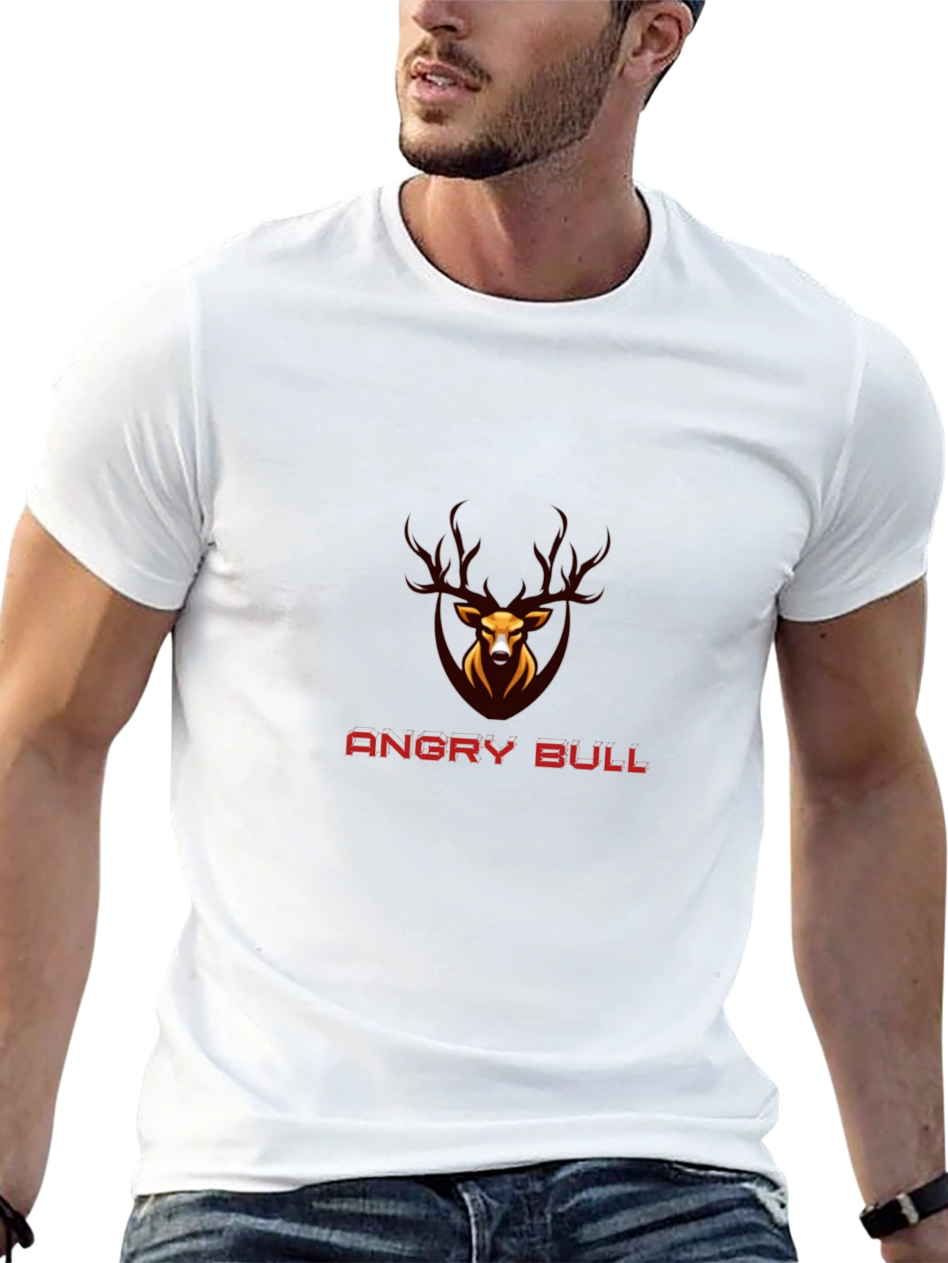 Angry Bull Graphic Tee - Black T-Shirt
