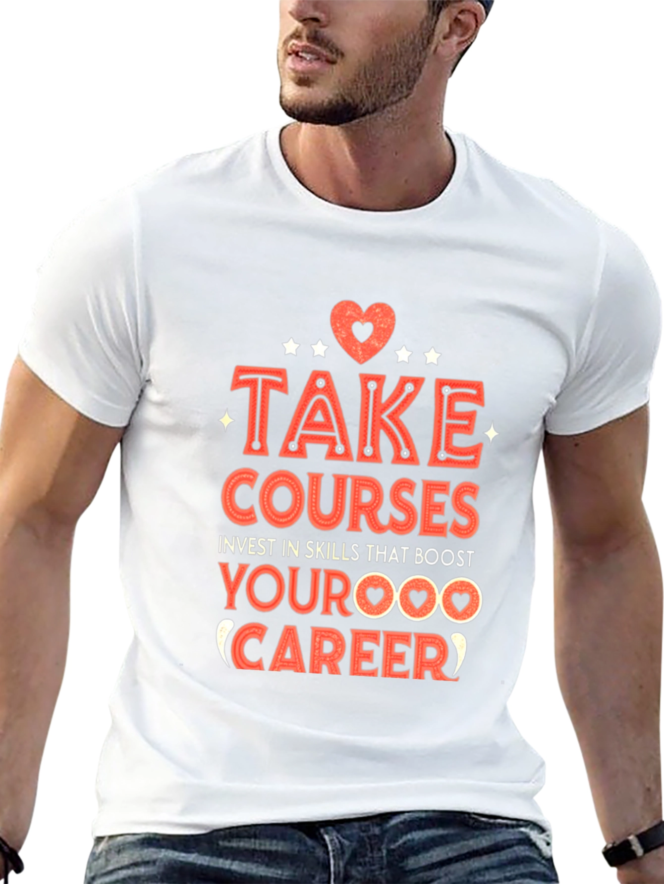 Take Courses Graphic Tee - Boost Your Career!