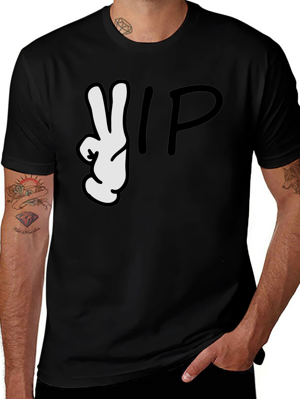 Peace Sign VIP Graphic T-Shirt