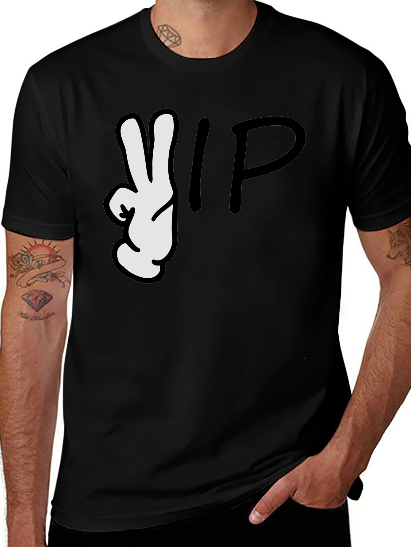 Peace Sign VIP Graphic T-Shirt