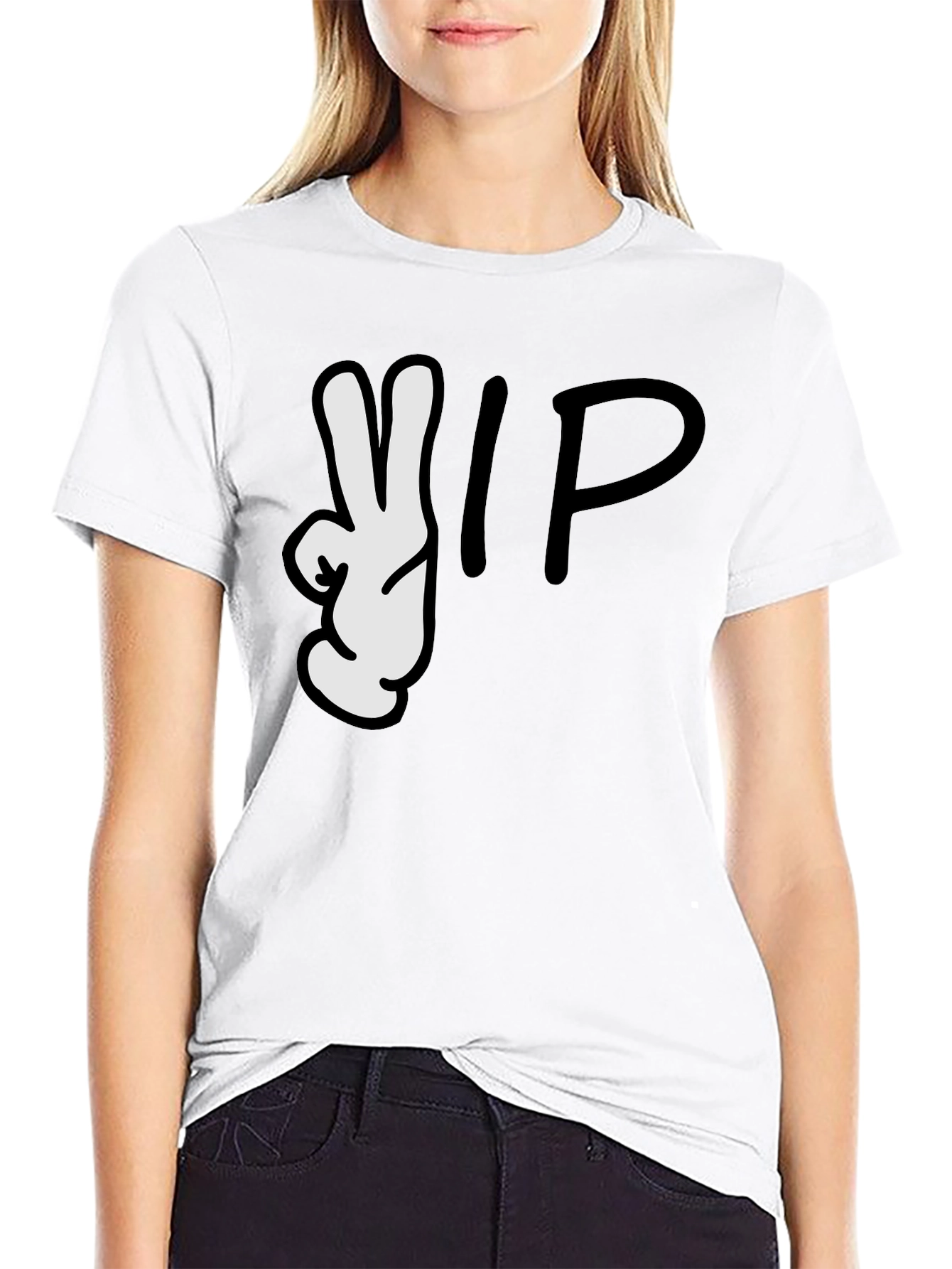 Peace Sign VIP Graphic T-Shirt