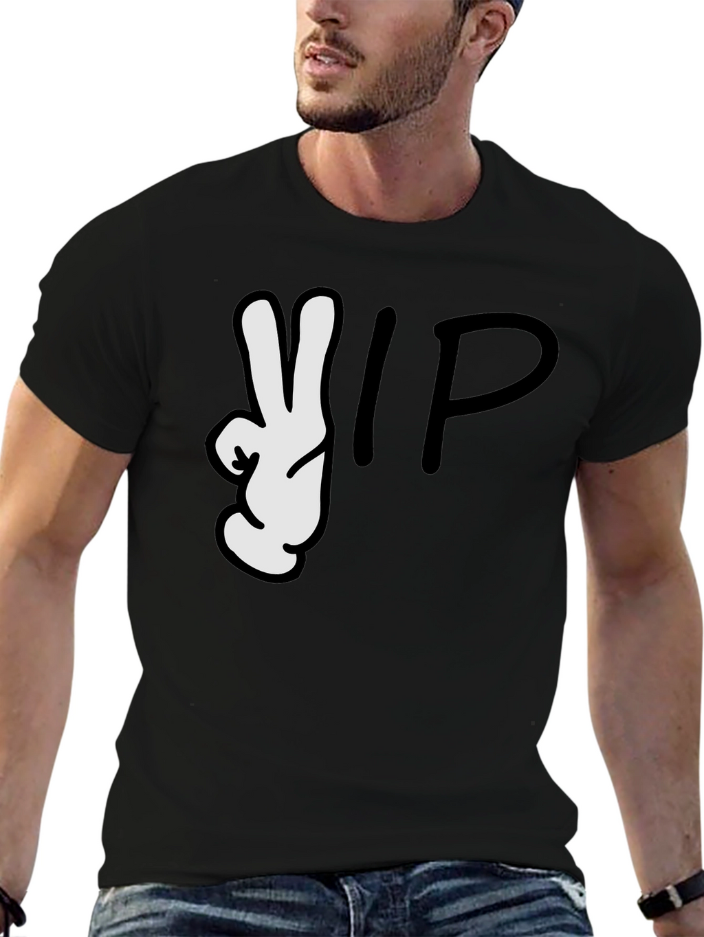 Peace Sign VIP Graphic T-Shirt
