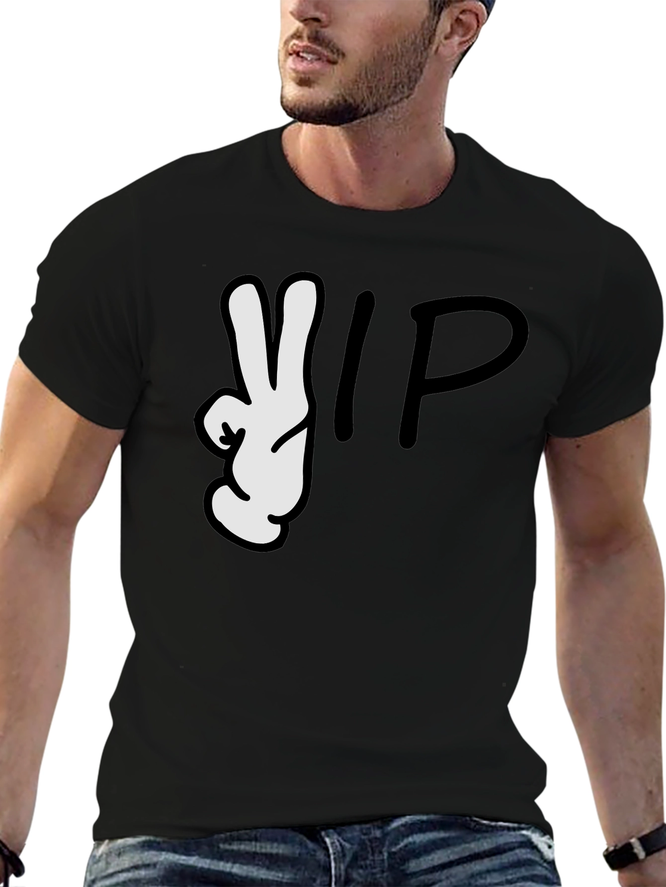 Peace Sign VIP Graphic T-Shirt