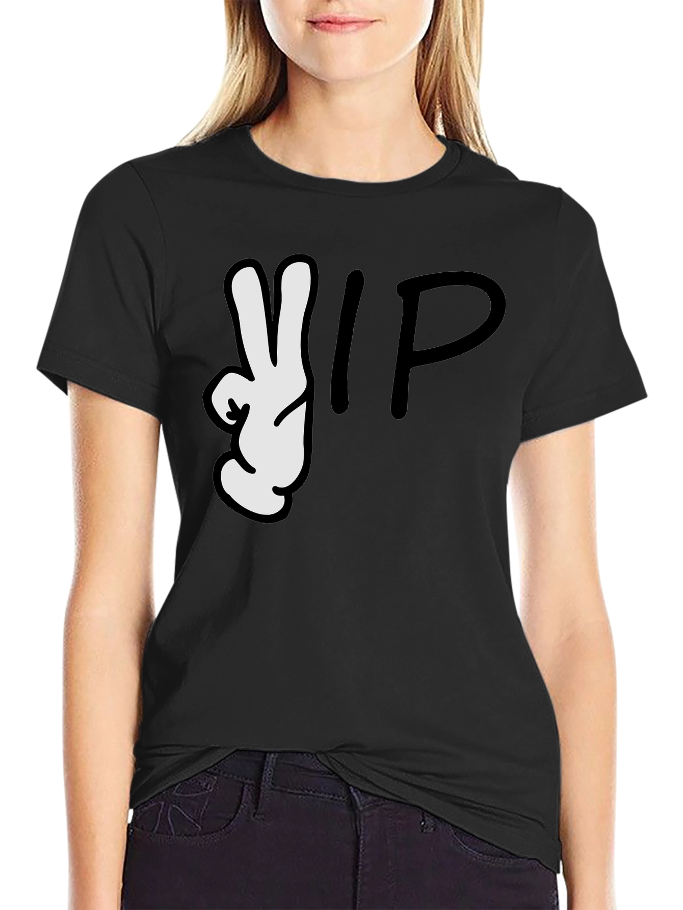 Peace Sign VIP Graphic T-Shirt