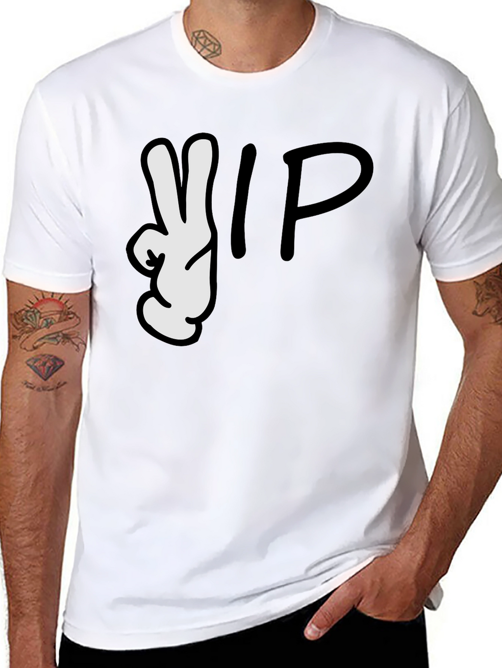 Peace Sign VIP Graphic T-Shirt