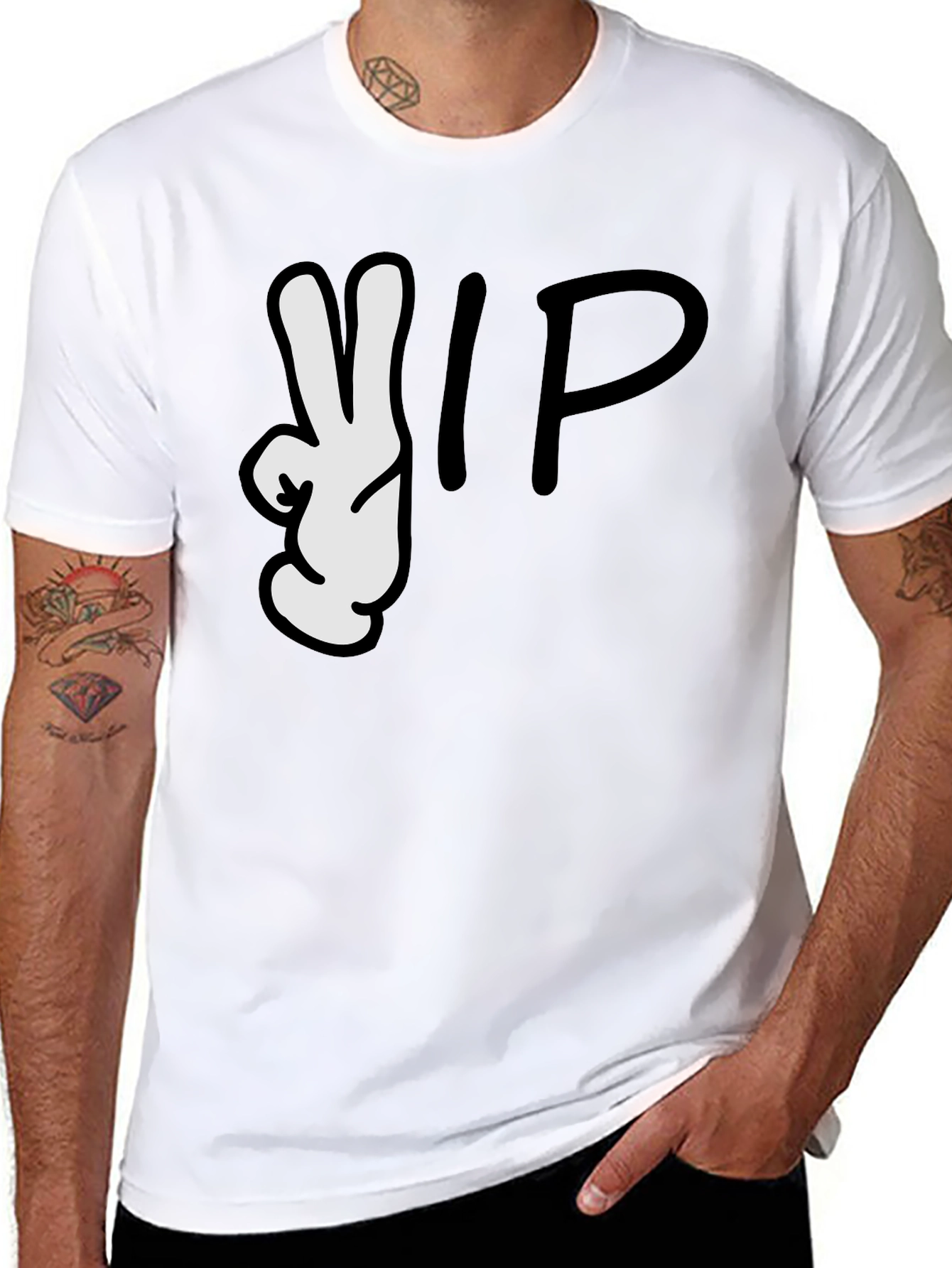 Peace Sign VIP Graphic T-Shirt