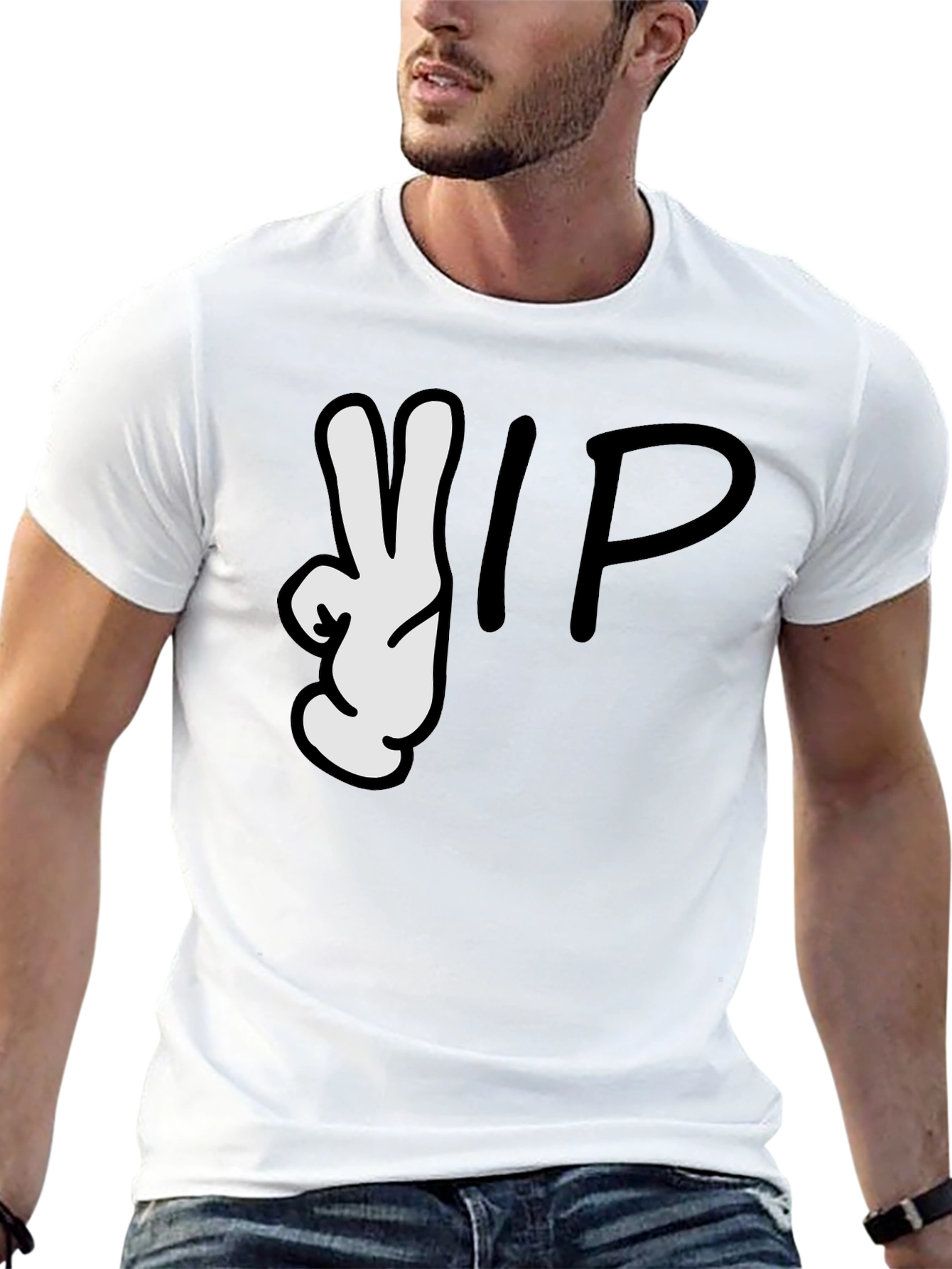 Peace Sign VIP Graphic T-Shirt