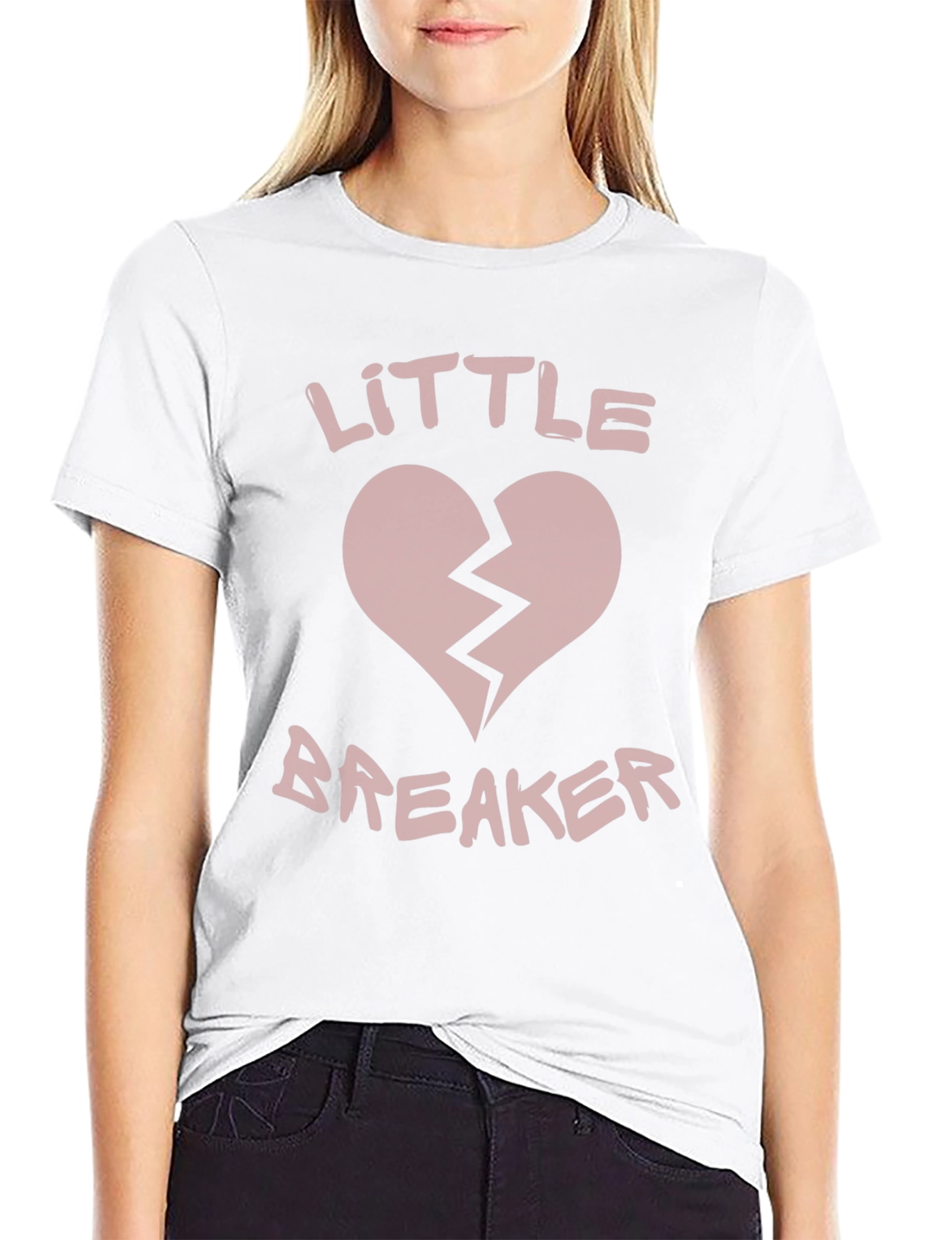 Little Breaker Graphic Tee - Broken Heart Design