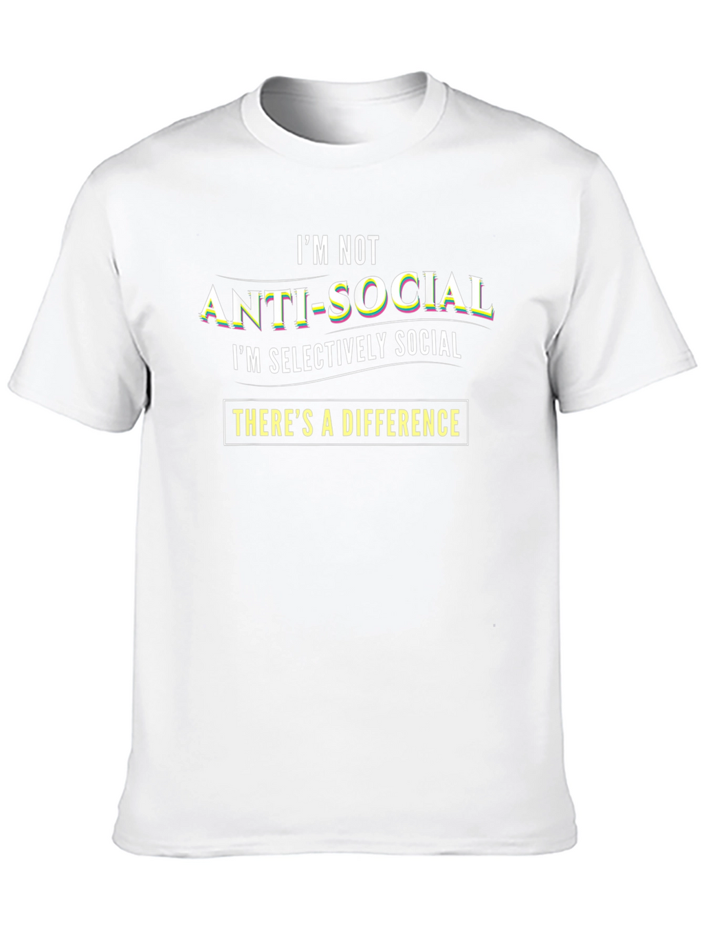Anti-Social Selectively Social Graphic Tee