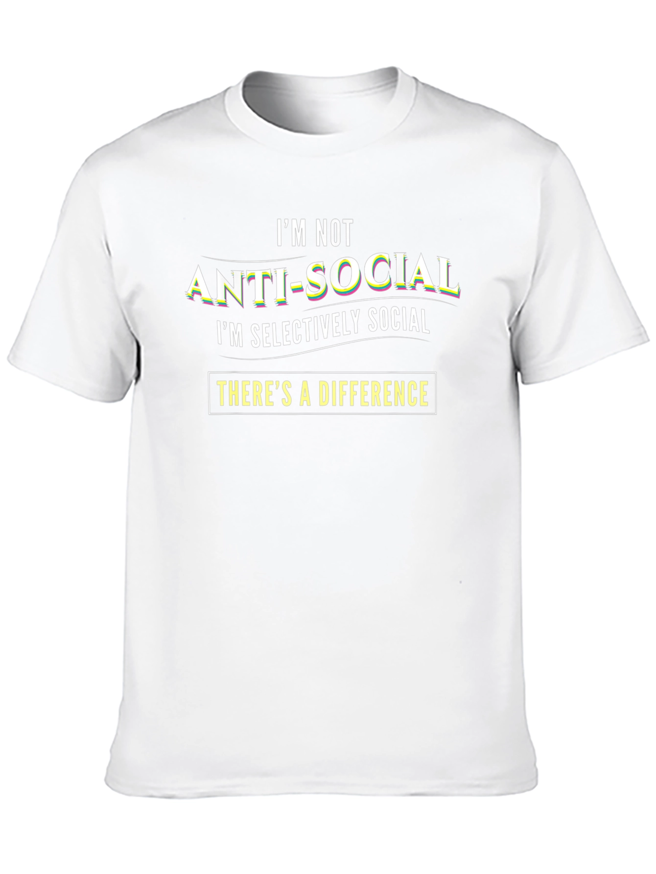 Anti-Social Selectively Social Graphic Tee