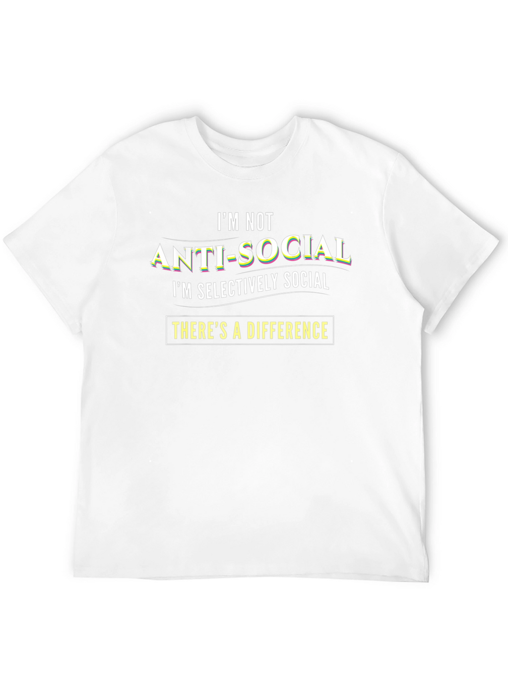 Anti-Social Selectively Social Graphic Tee