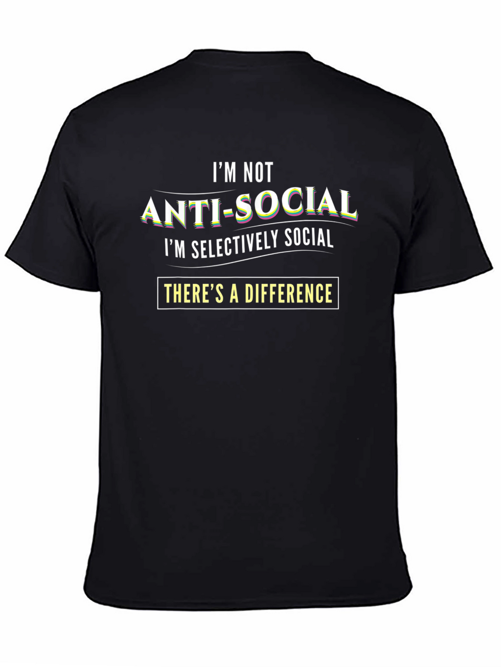 Anti-Social Selectively Social Graphic Tee