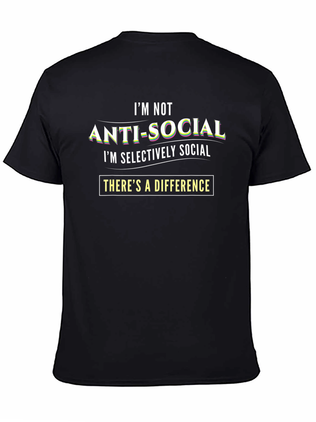 Anti-Social Selectively Social Graphic Tee