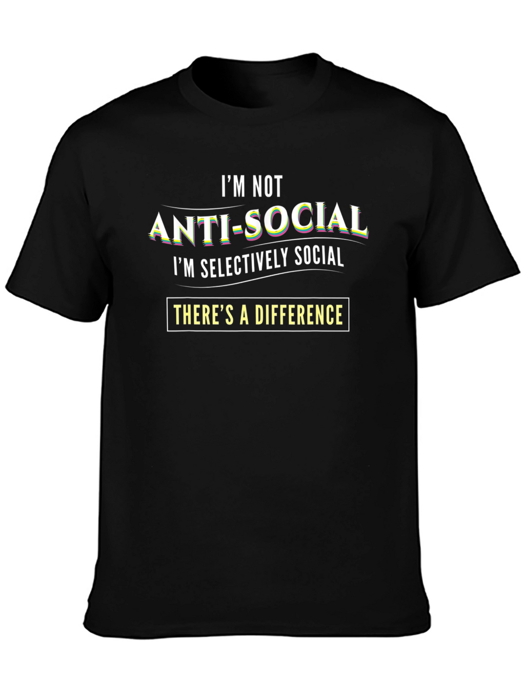 Anti-Social Selectively Social Graphic Tee