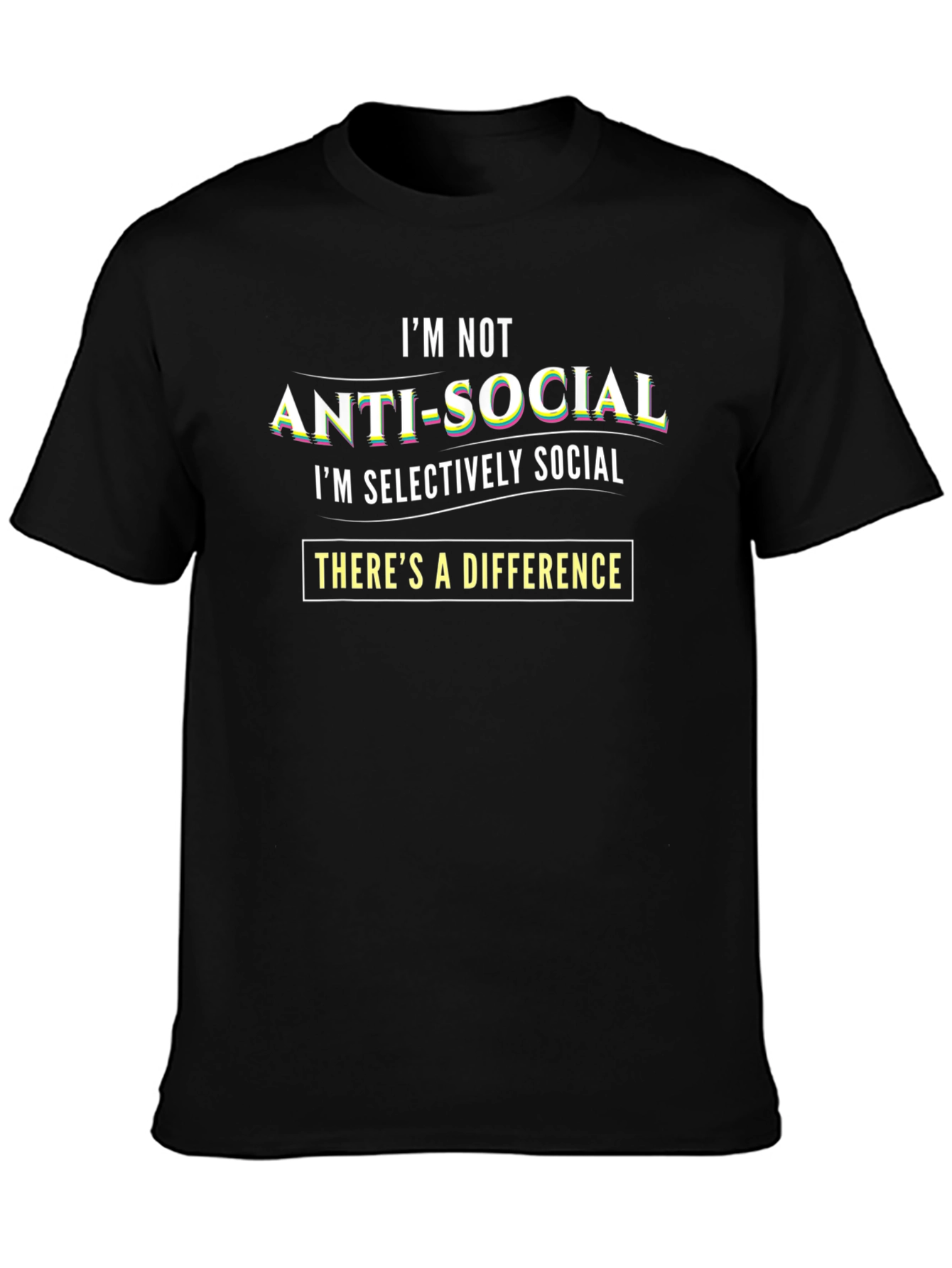 Anti-Social Selectively Social Graphic Tee