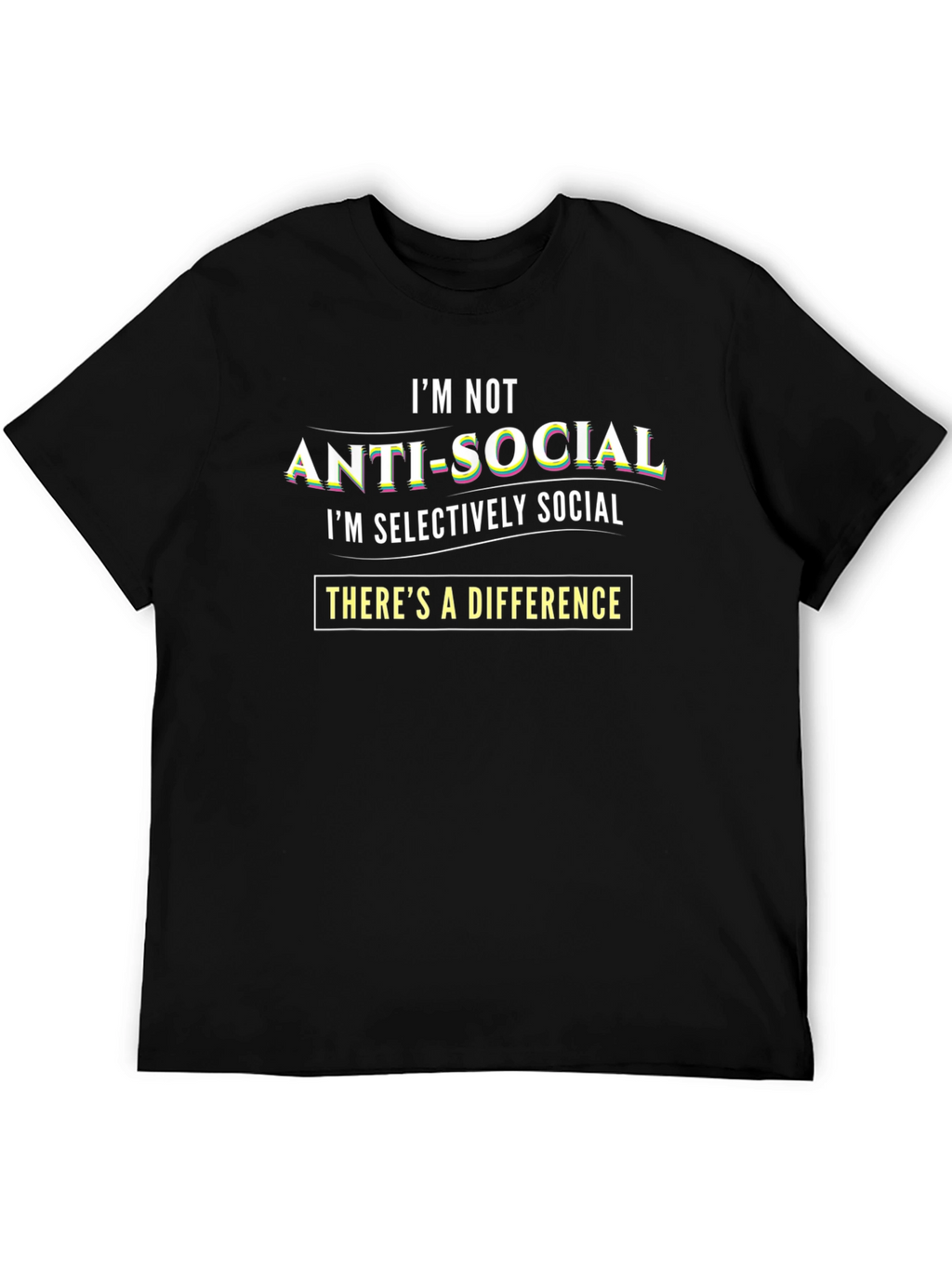 Anti-Social Selectively Social Graphic Tee