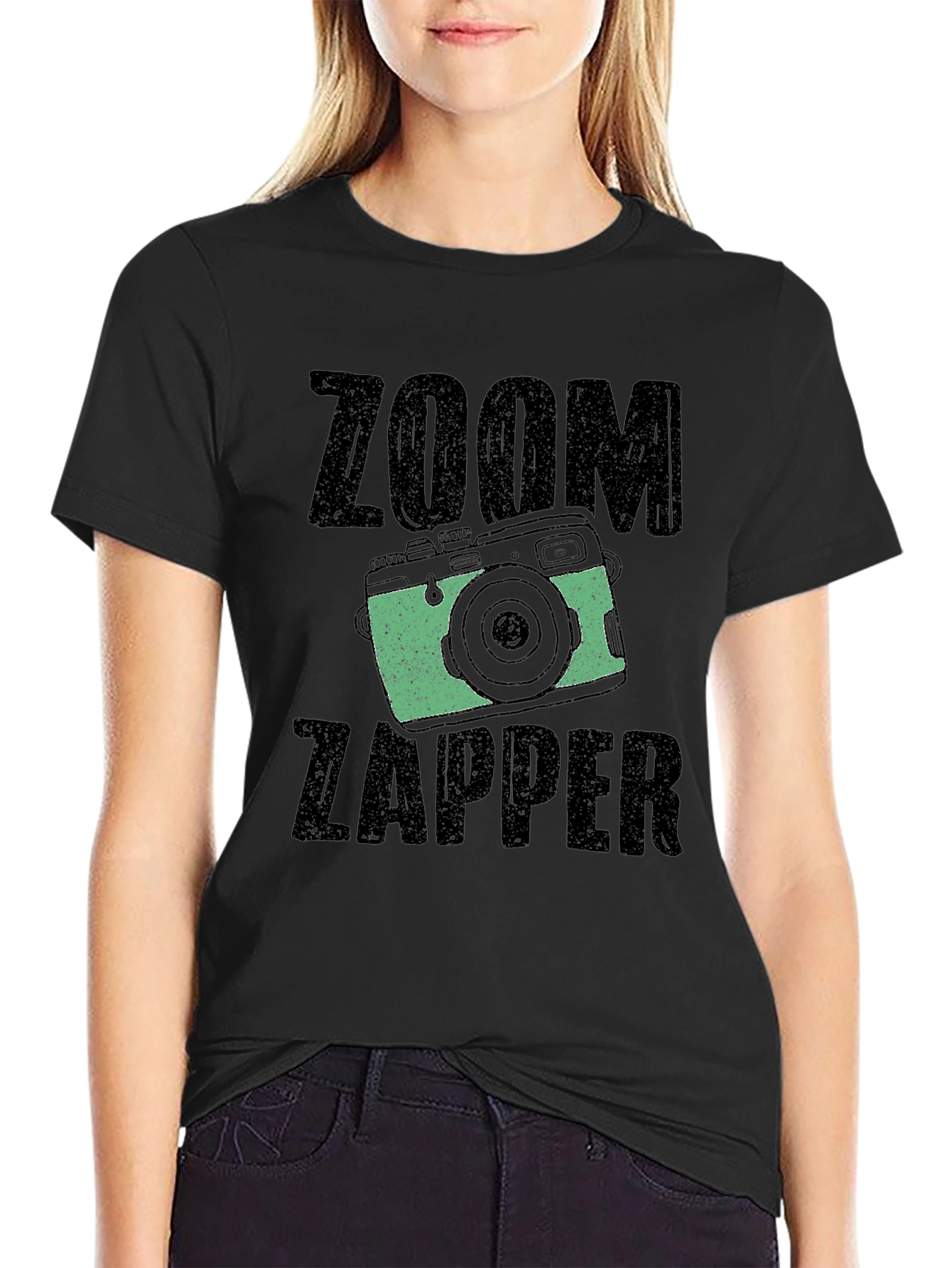 Zoom Zapper Graphic Tee - Black