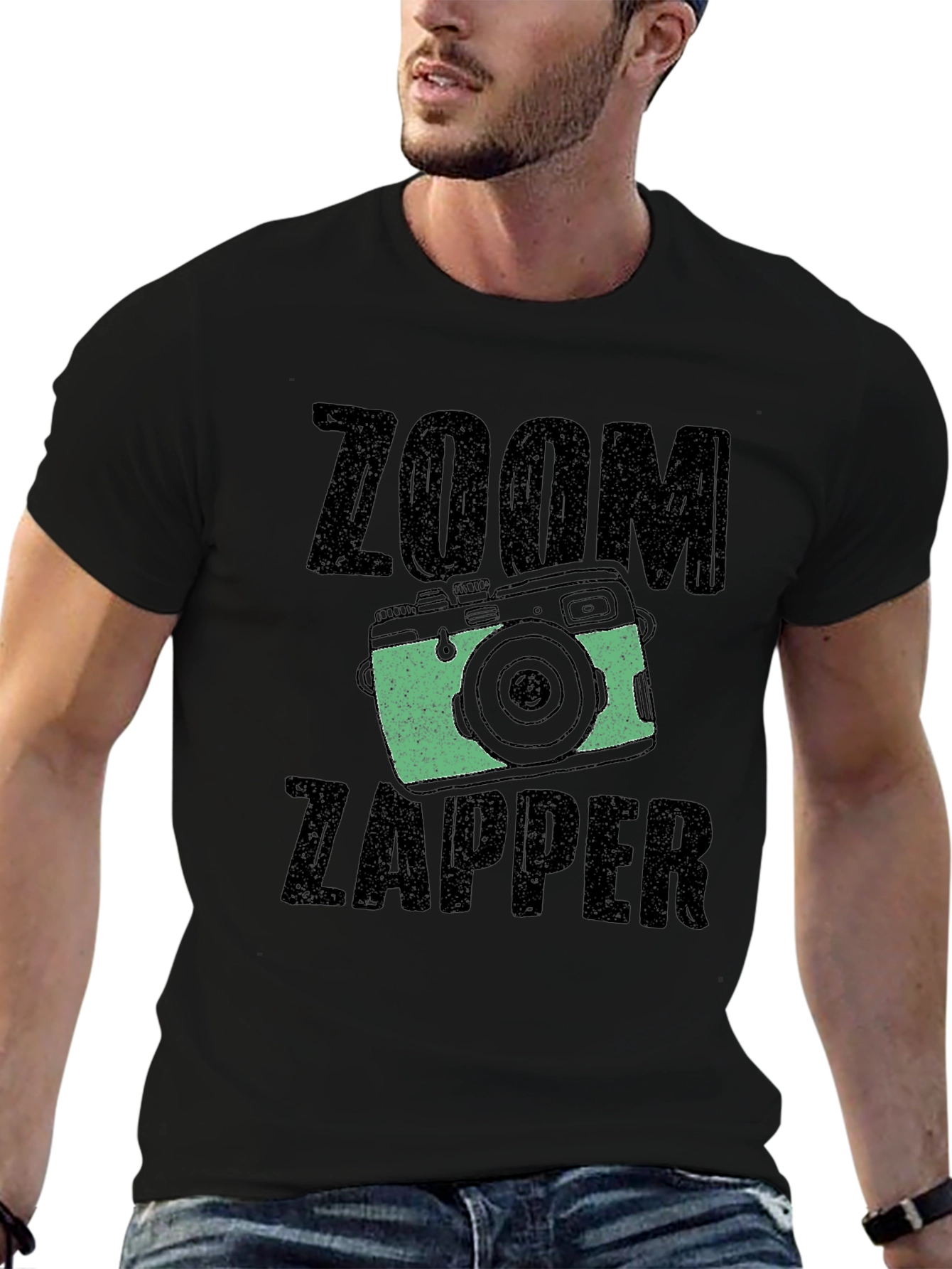 Zoom Zapper Graphic Tee - Black