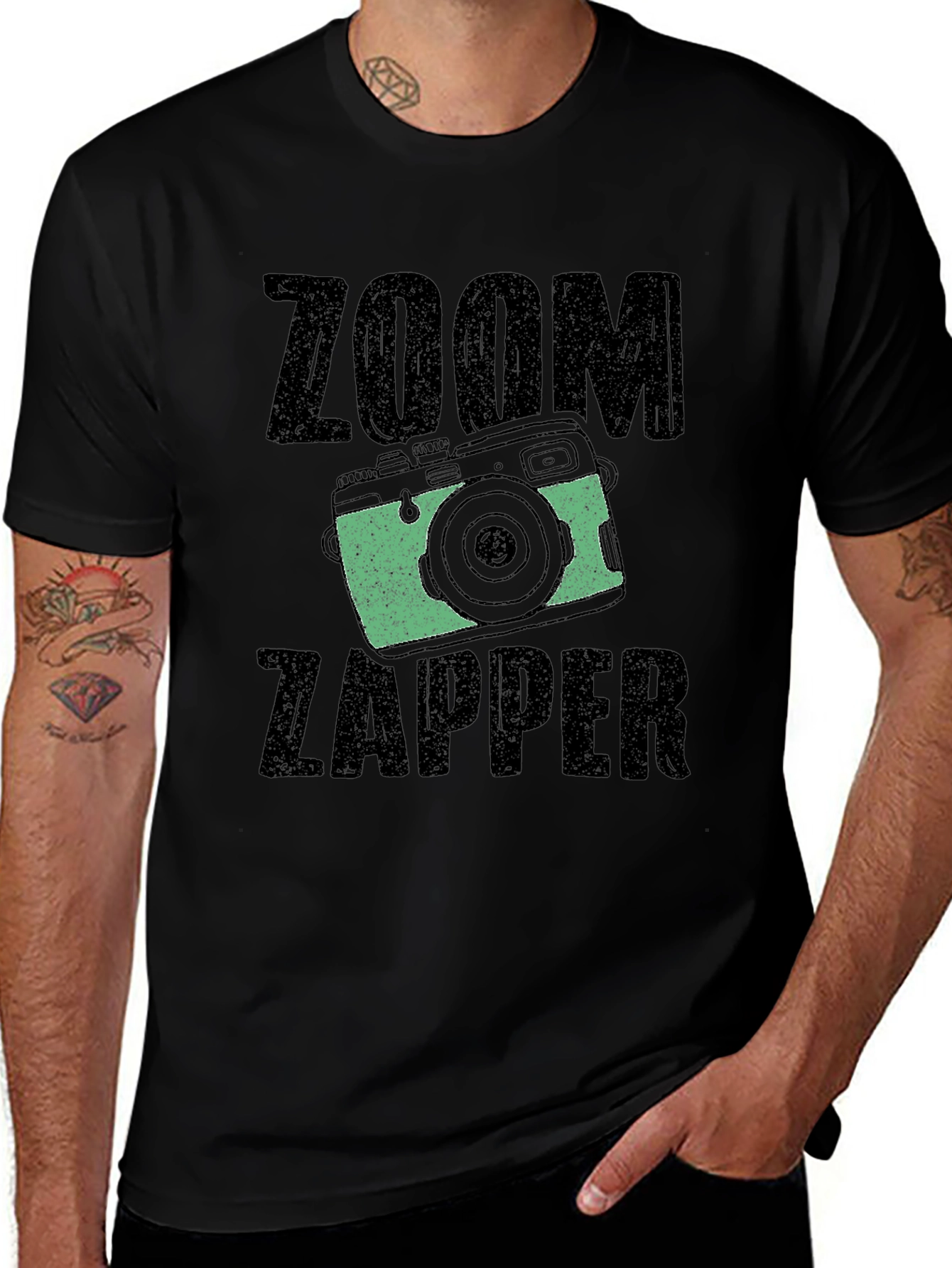 Zoom Zapper Graphic Tee - Black