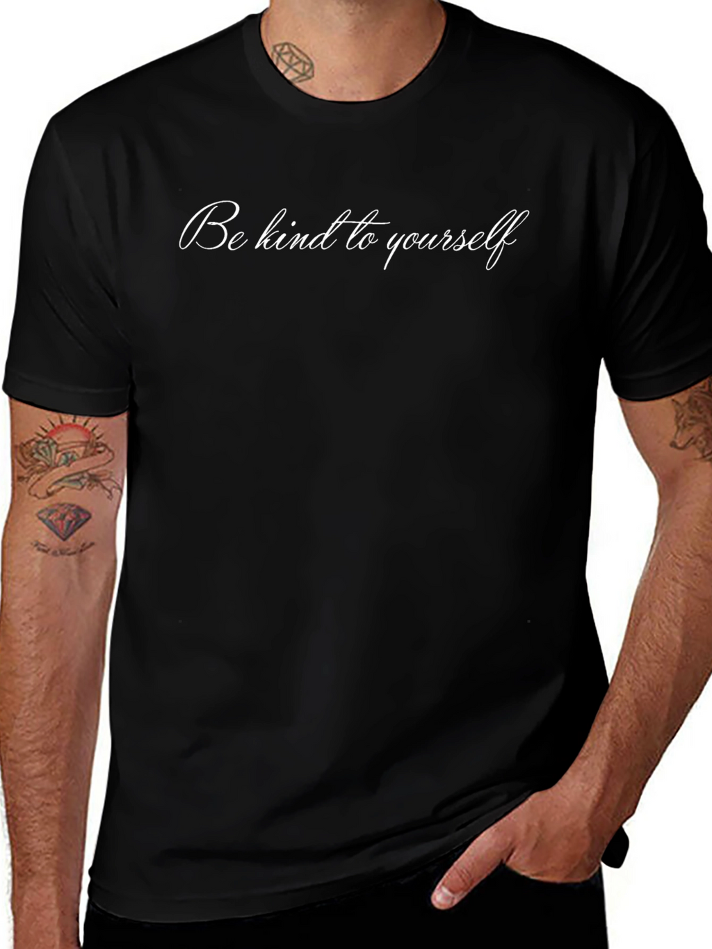 Be Kind To Yourself Black T-Shirt