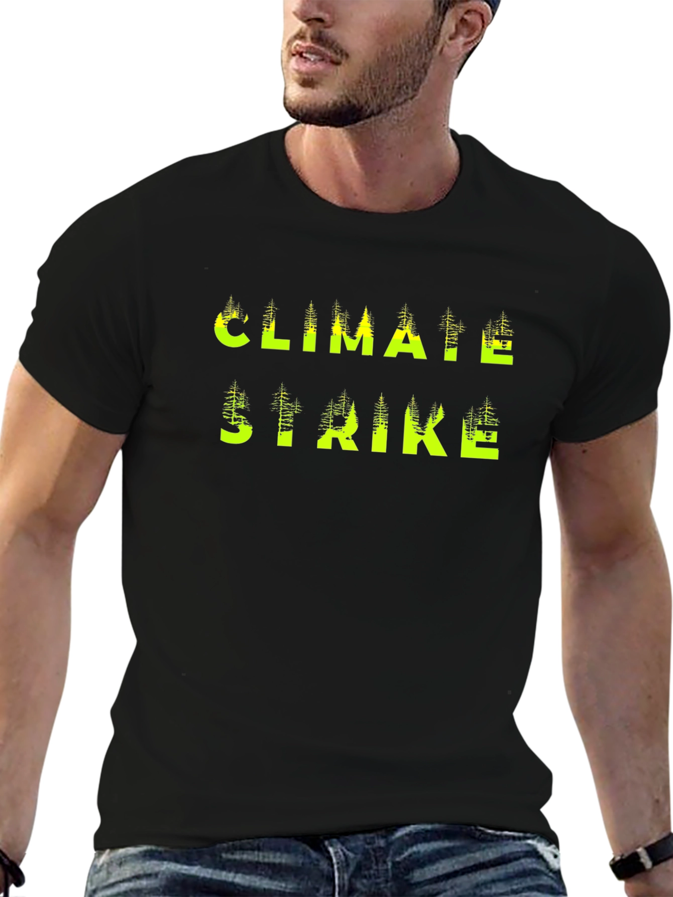 Climate Strike Graphic Tee - Eco-Friendly Awareness Shirt