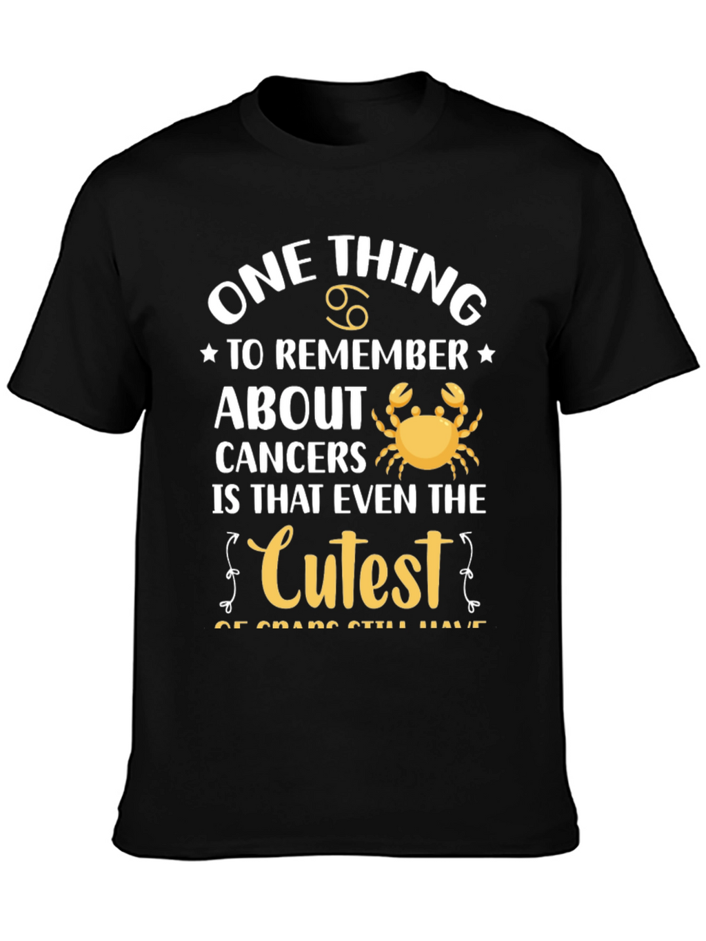 Cancer Zodiac T-Shirt - Cute Cancerian Gift