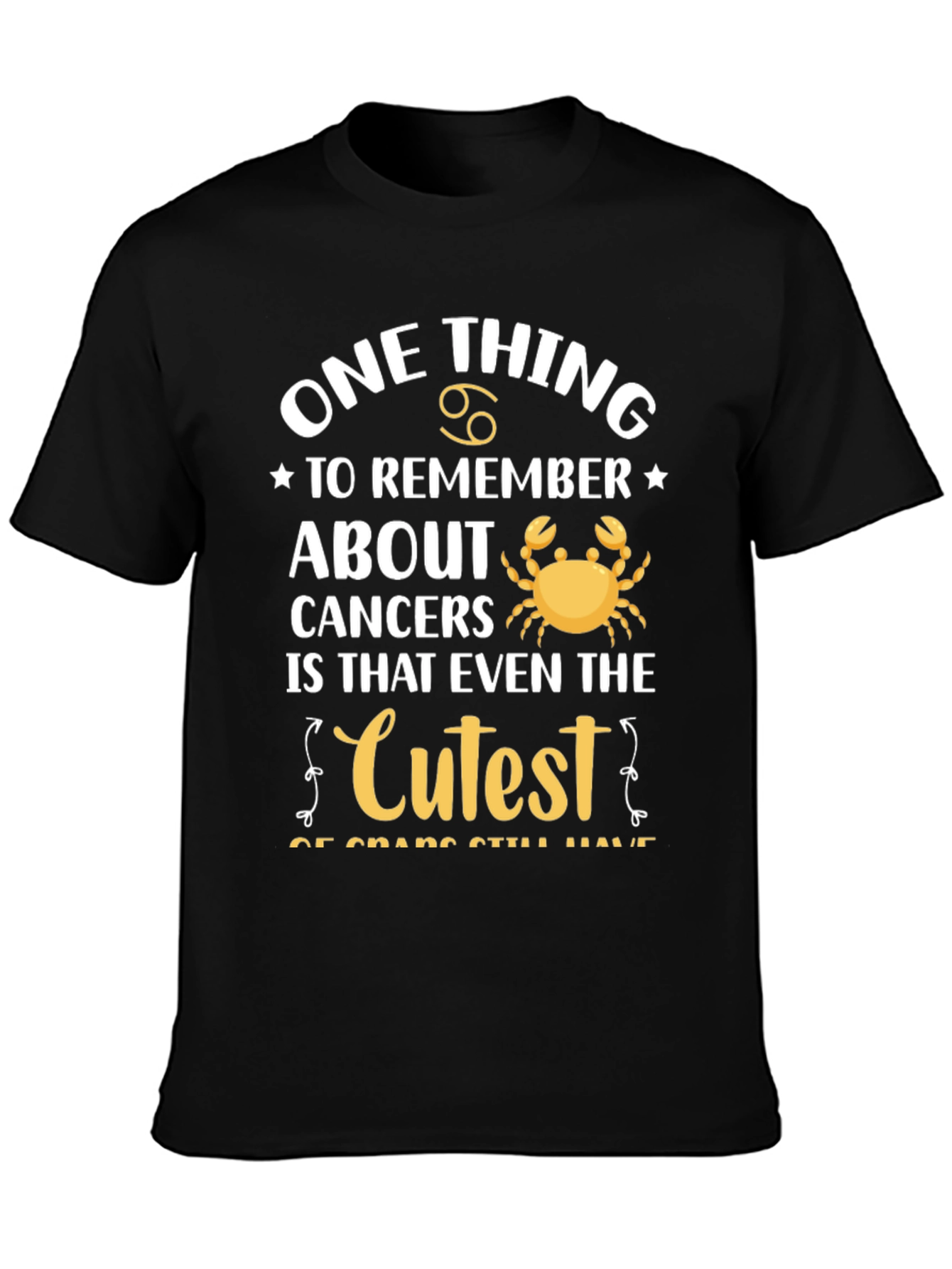 Cancer Zodiac T-Shirt - Cute Cancerian Gift