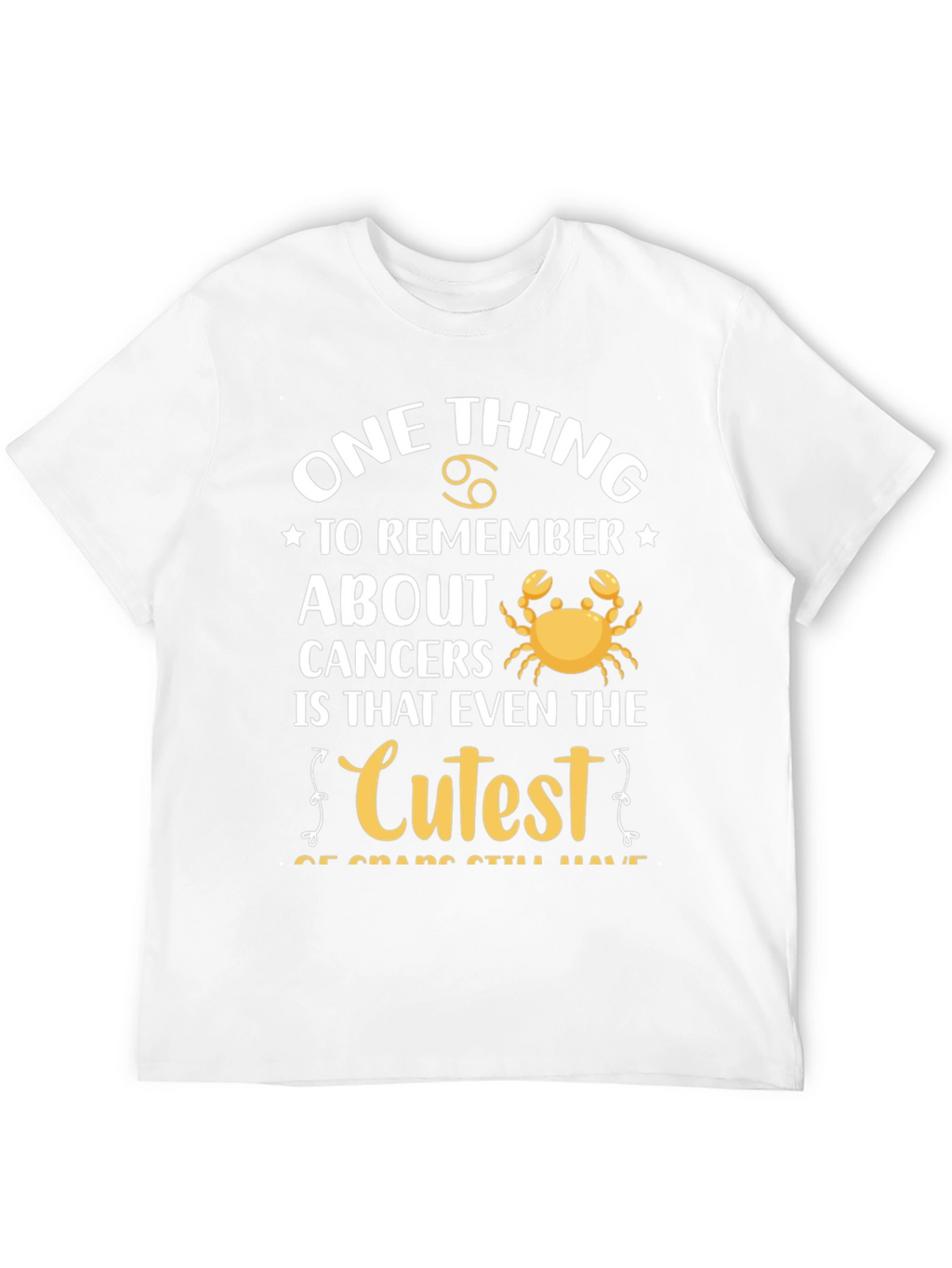 Cancer Zodiac T-Shirt - Cute Cancerian Gift