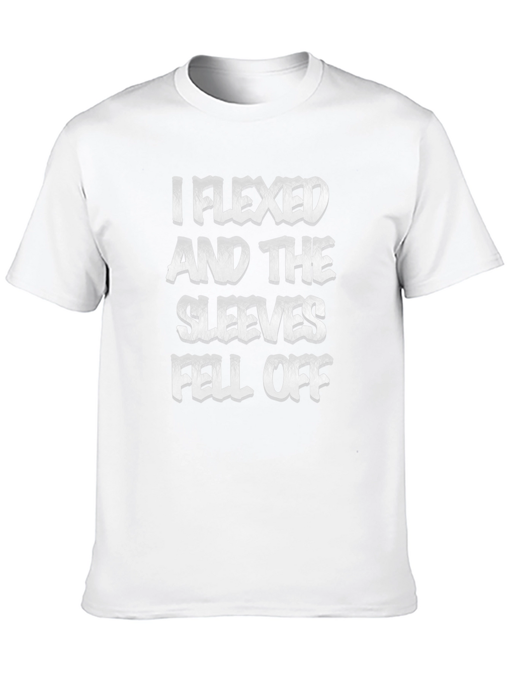I Flexed Sleeves Fell Off Graphic Tee