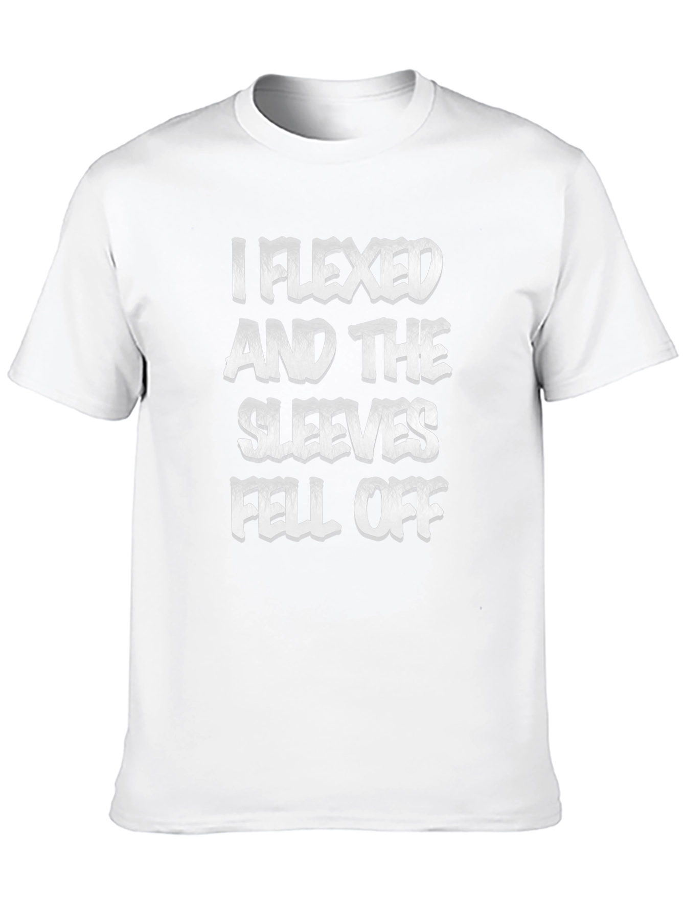 I Flexed Sleeves Fell Off Graphic Tee