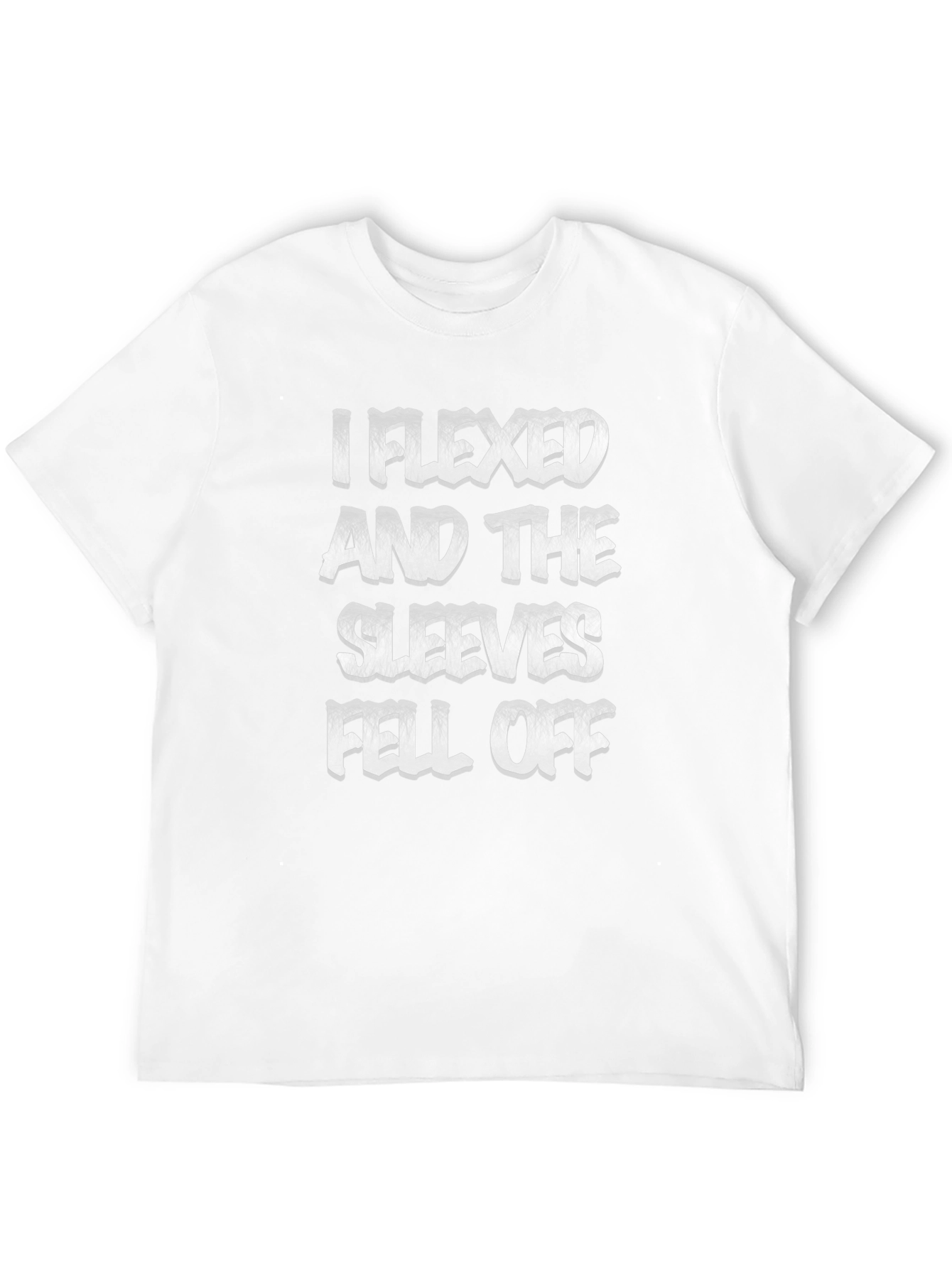 I Flexed Sleeves Fell Off Graphic Tee