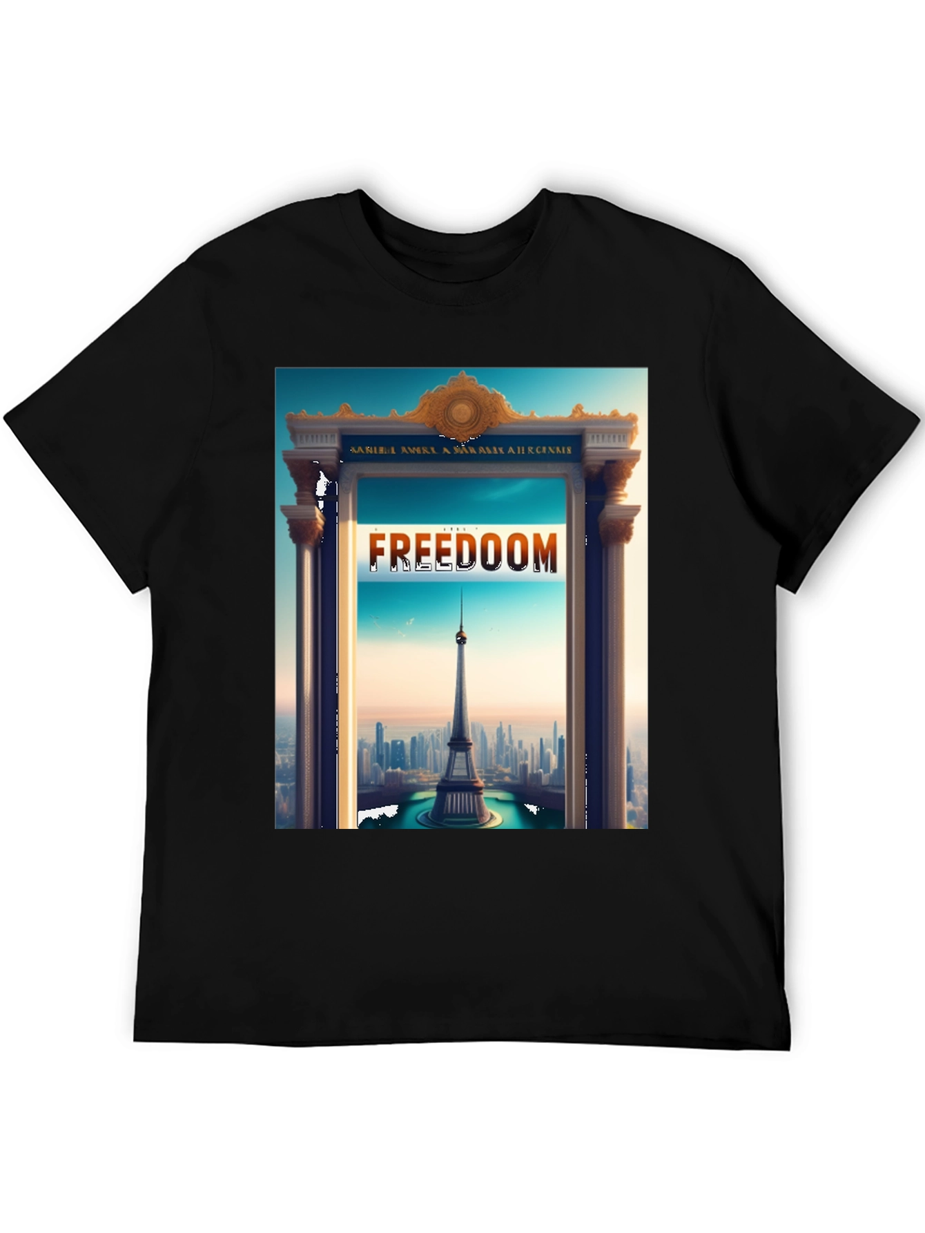 Freedom Tower Graphic Tee - Stylish Statement Shirt