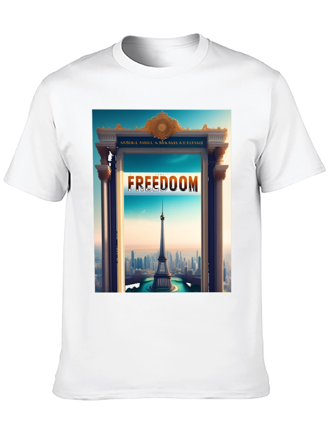 Freedom Tower Graphic Tee - Stylish Statement Shirt