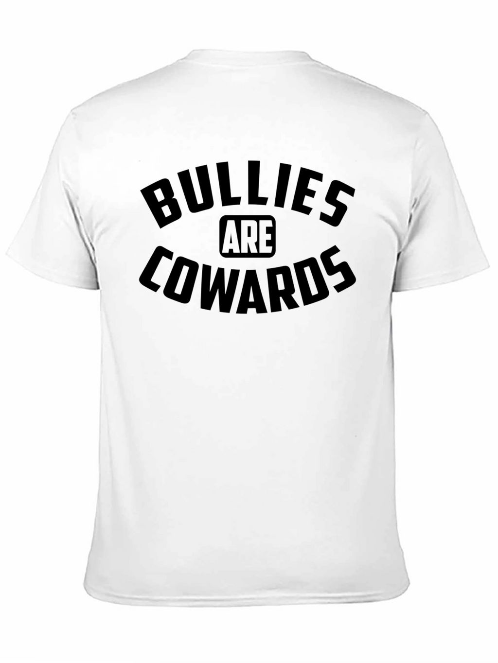 Bullies Are Cowards Black Graphic T-Shirt