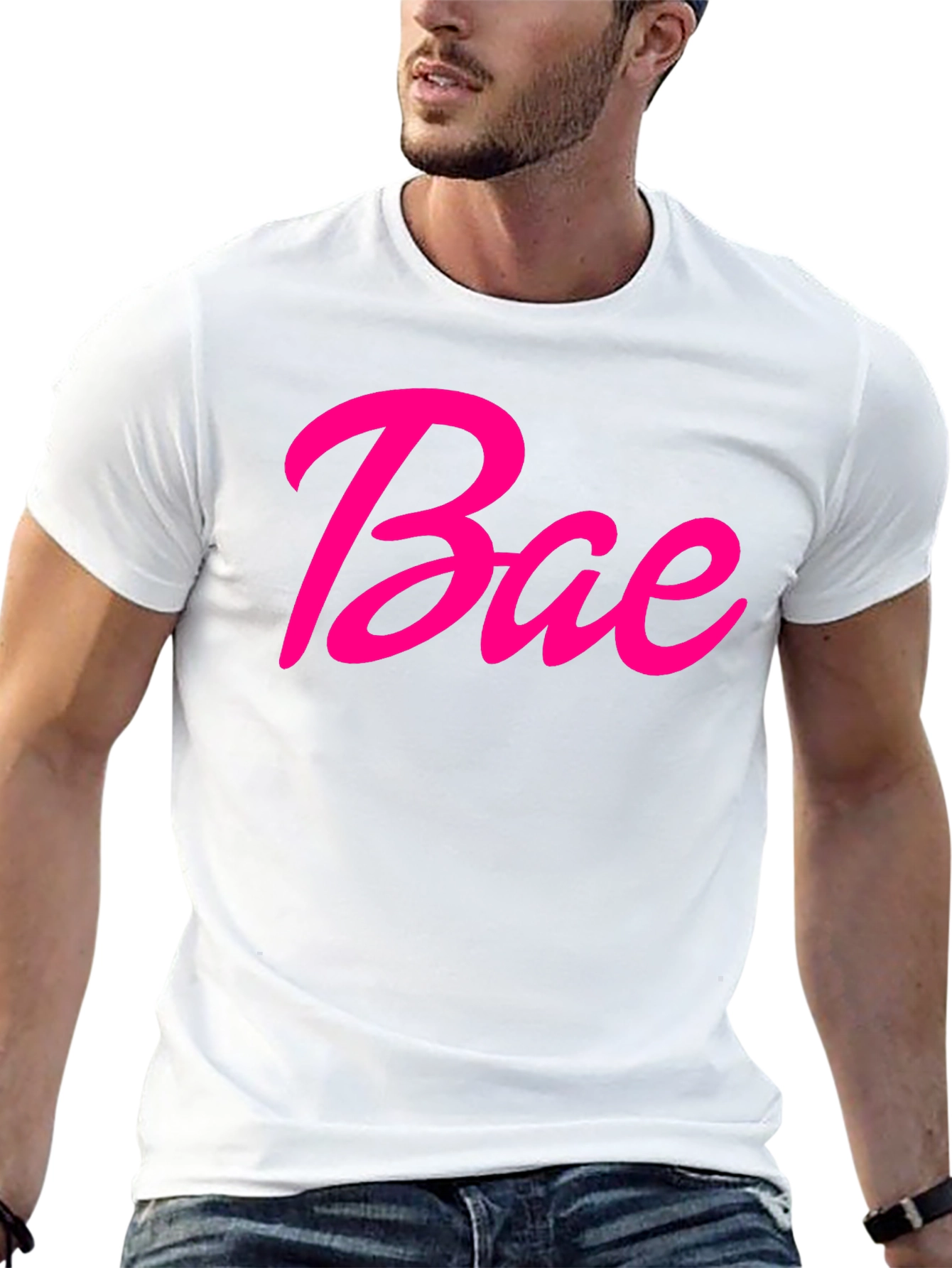 Bae Graphic Tee - Black Short Sleeve T-Shirt