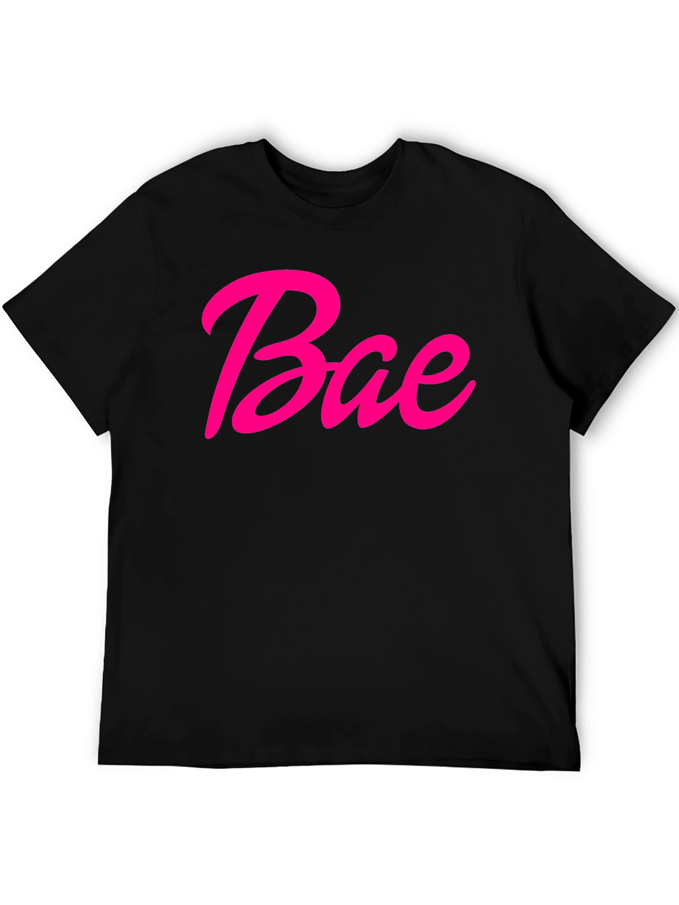 Bae Graphic Tee - Black Short Sleeve T-Shirt