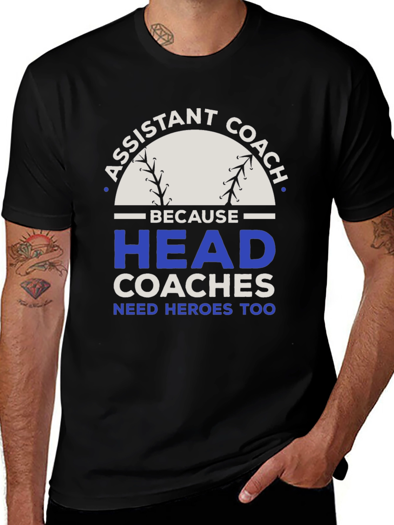 Assistant Coach Hero T-Shirt - Baseball Coach Tee