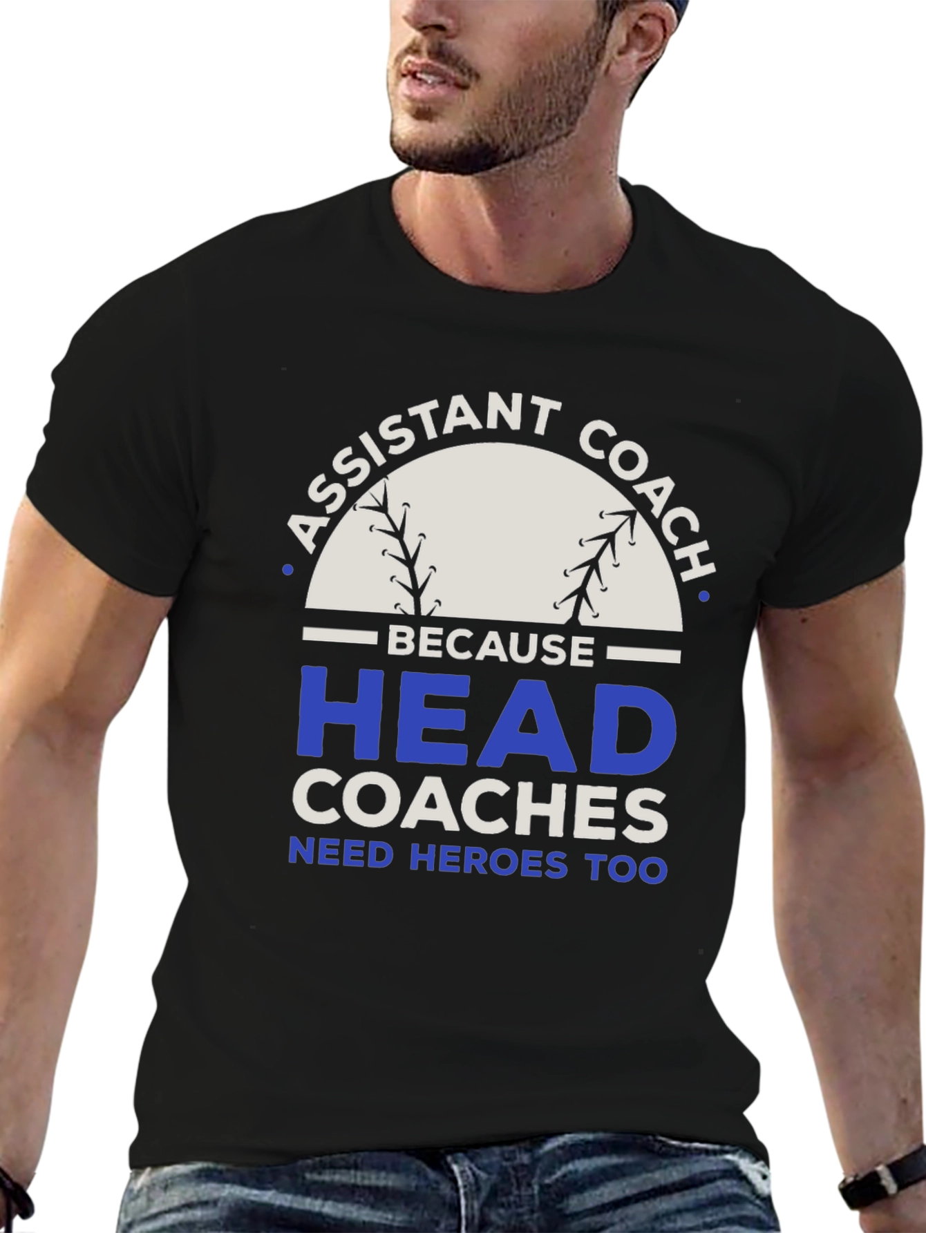 Assistant Coach Hero T-Shirt - Baseball Coach Tee